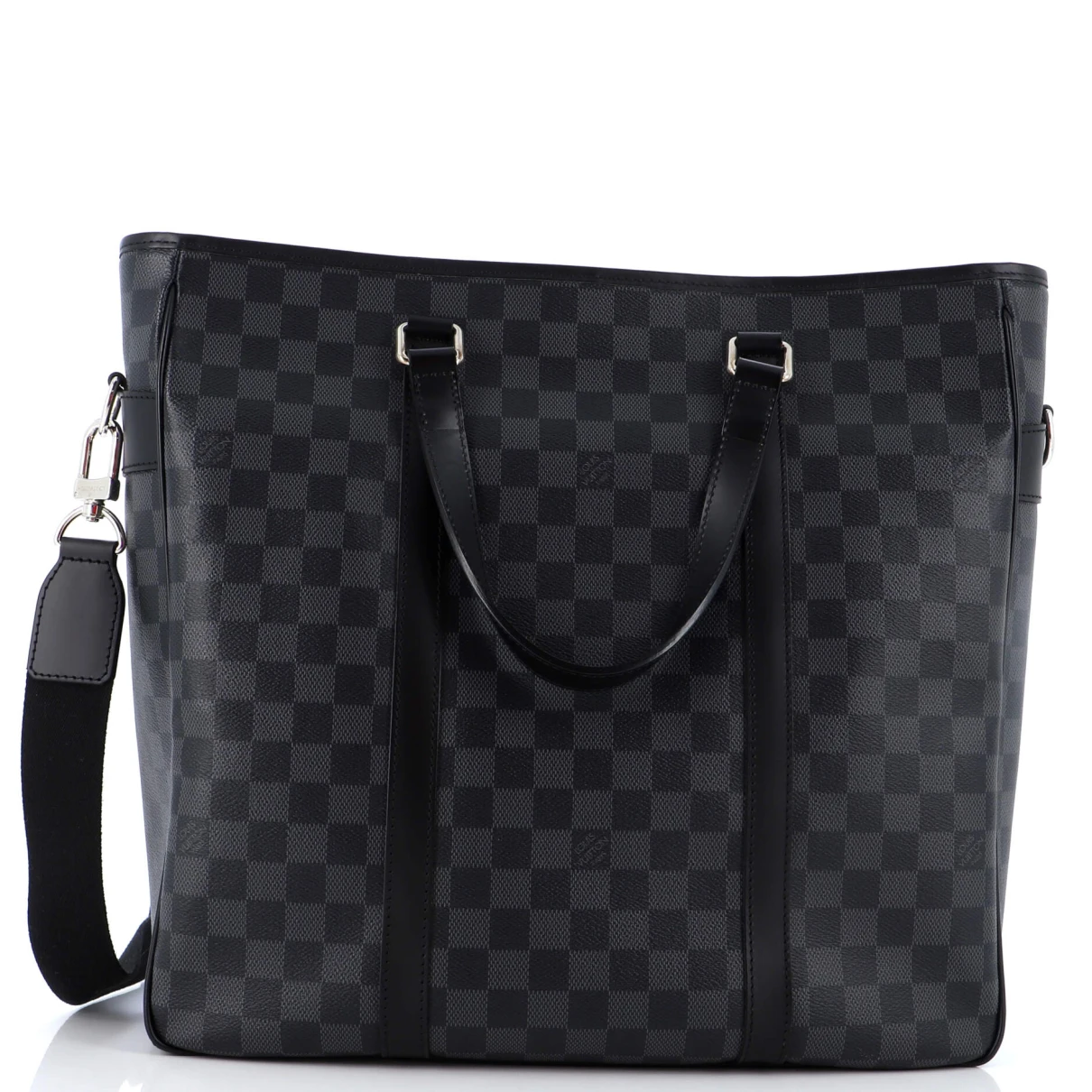 Pre-owned Louis Vuitton Cloth Tote In Black