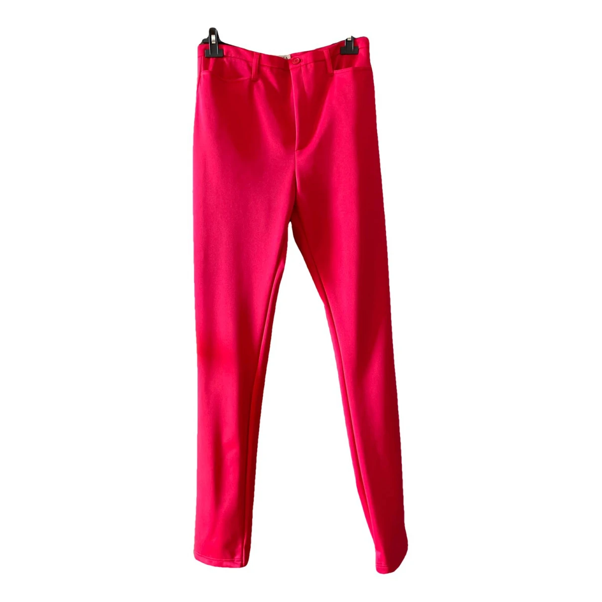 Pre-owned Balenciaga Trousers In Red