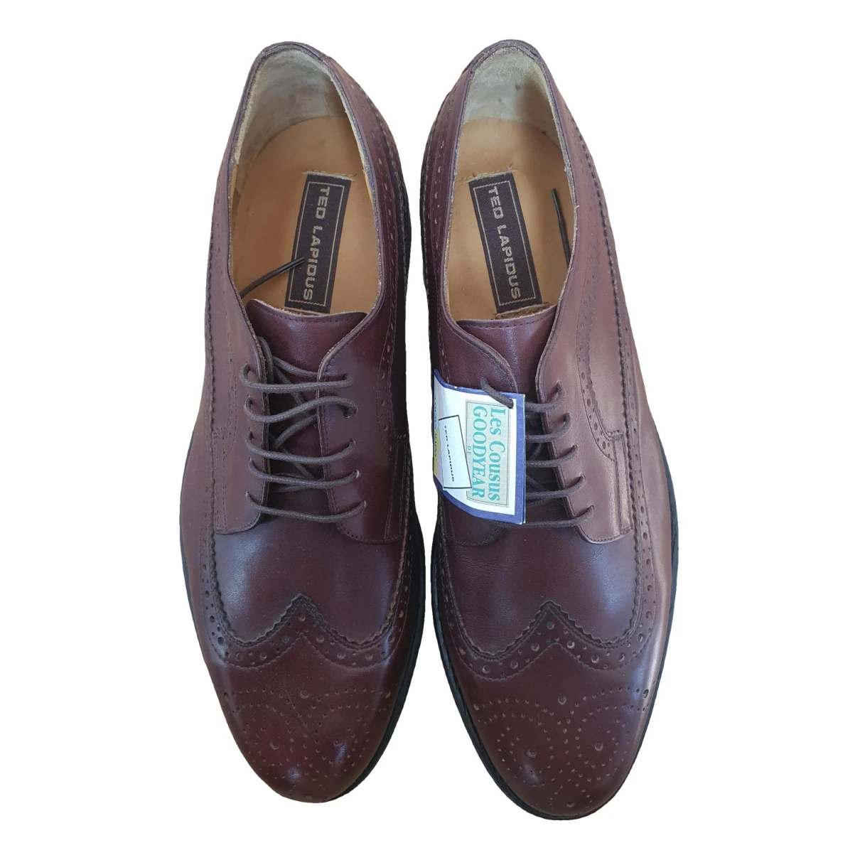 Pre-owned Ted Lapidus Leather Lace Ups In Brown