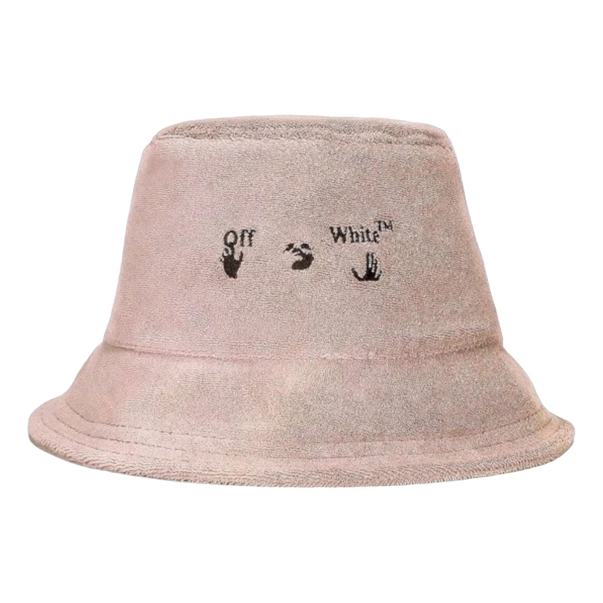 Pre-owned Off-white Hat In Beige