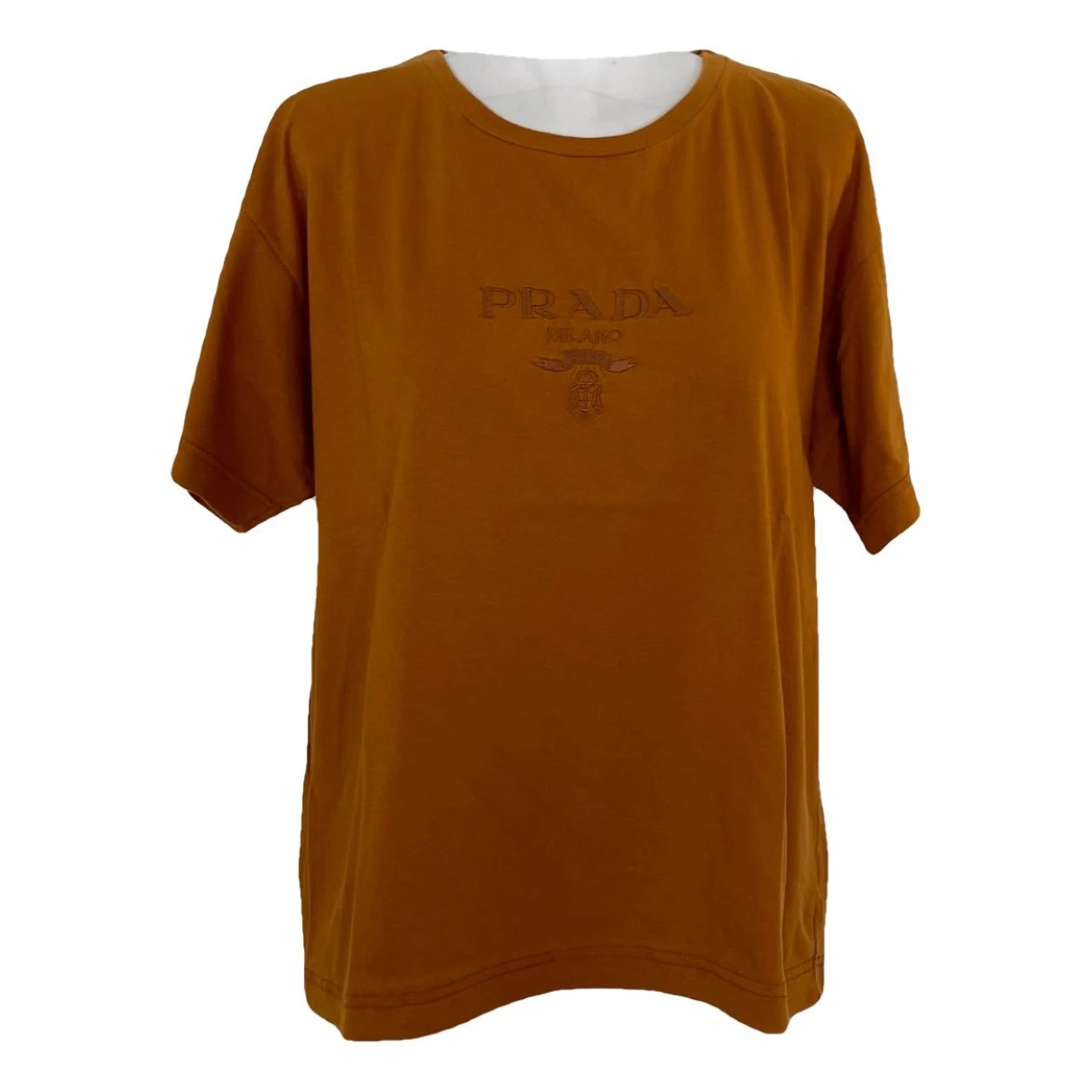 Pre-owned Prada T-shirt In Orange