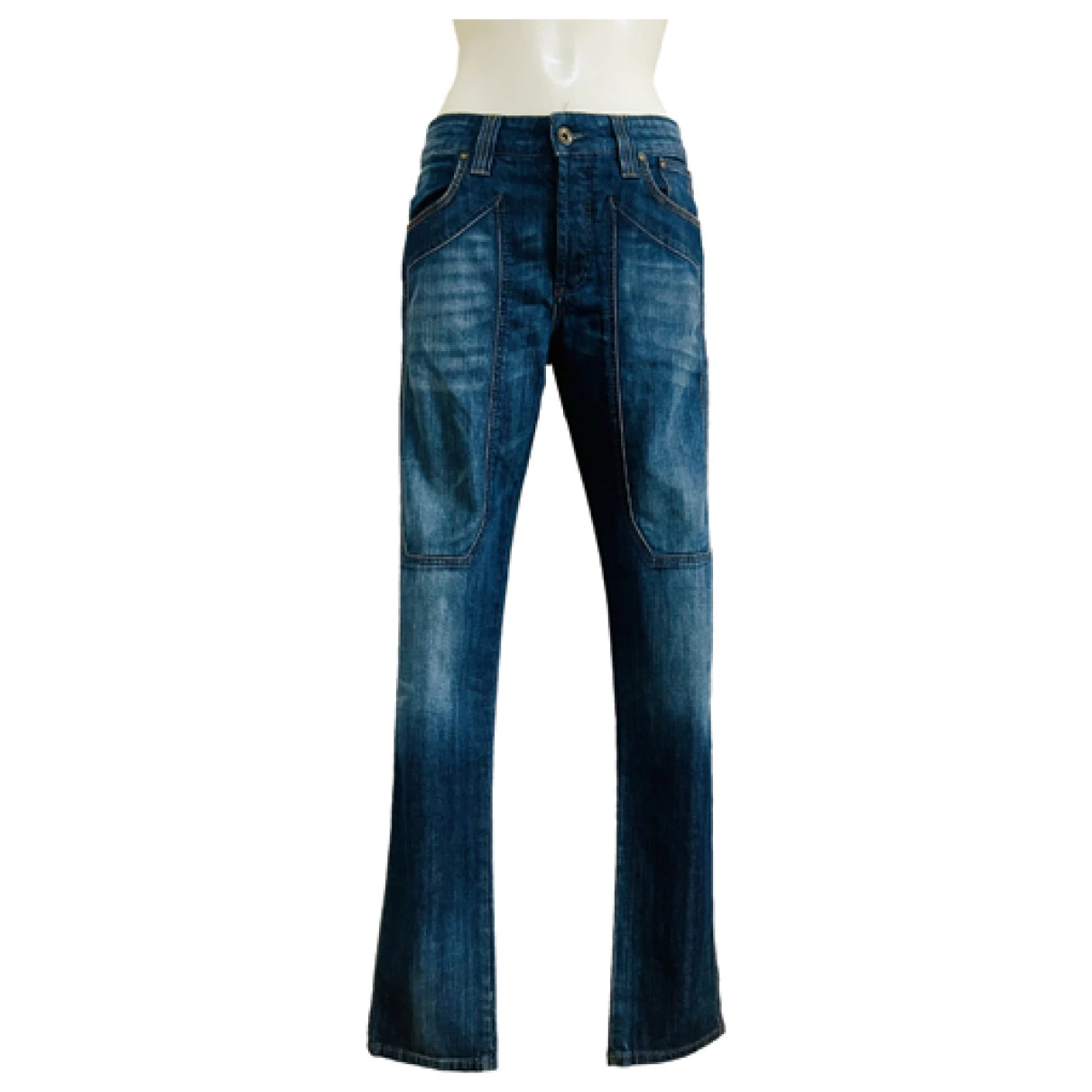Pre-owned Jeckerson Slim Jeans In Blue