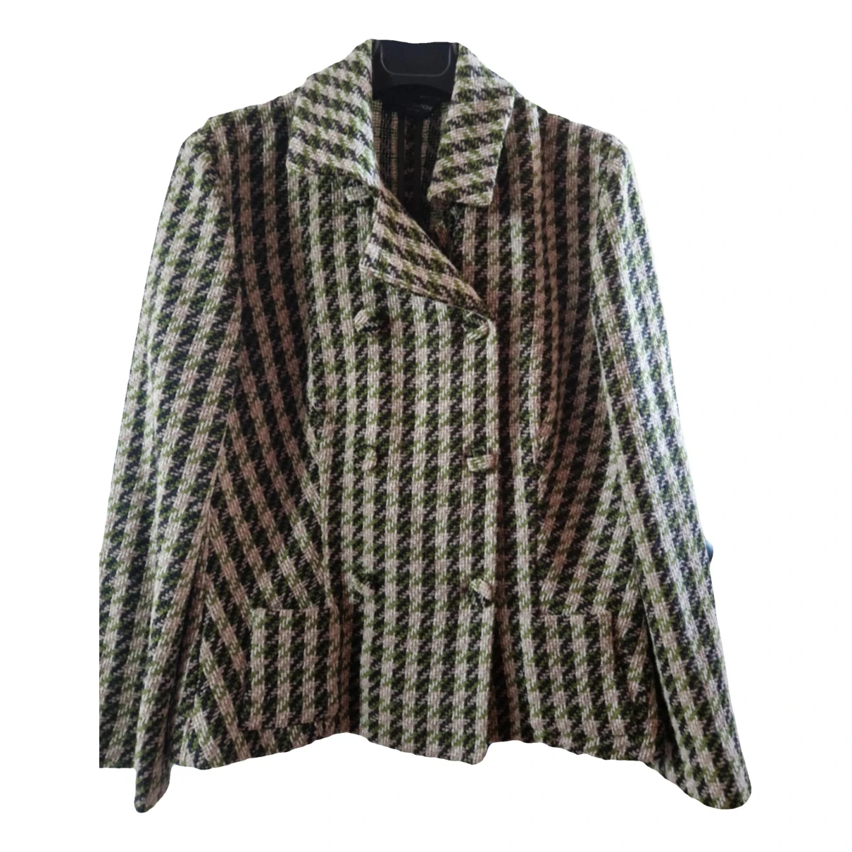 Pre-owned Piazza Sempione Wool Blazer In Green