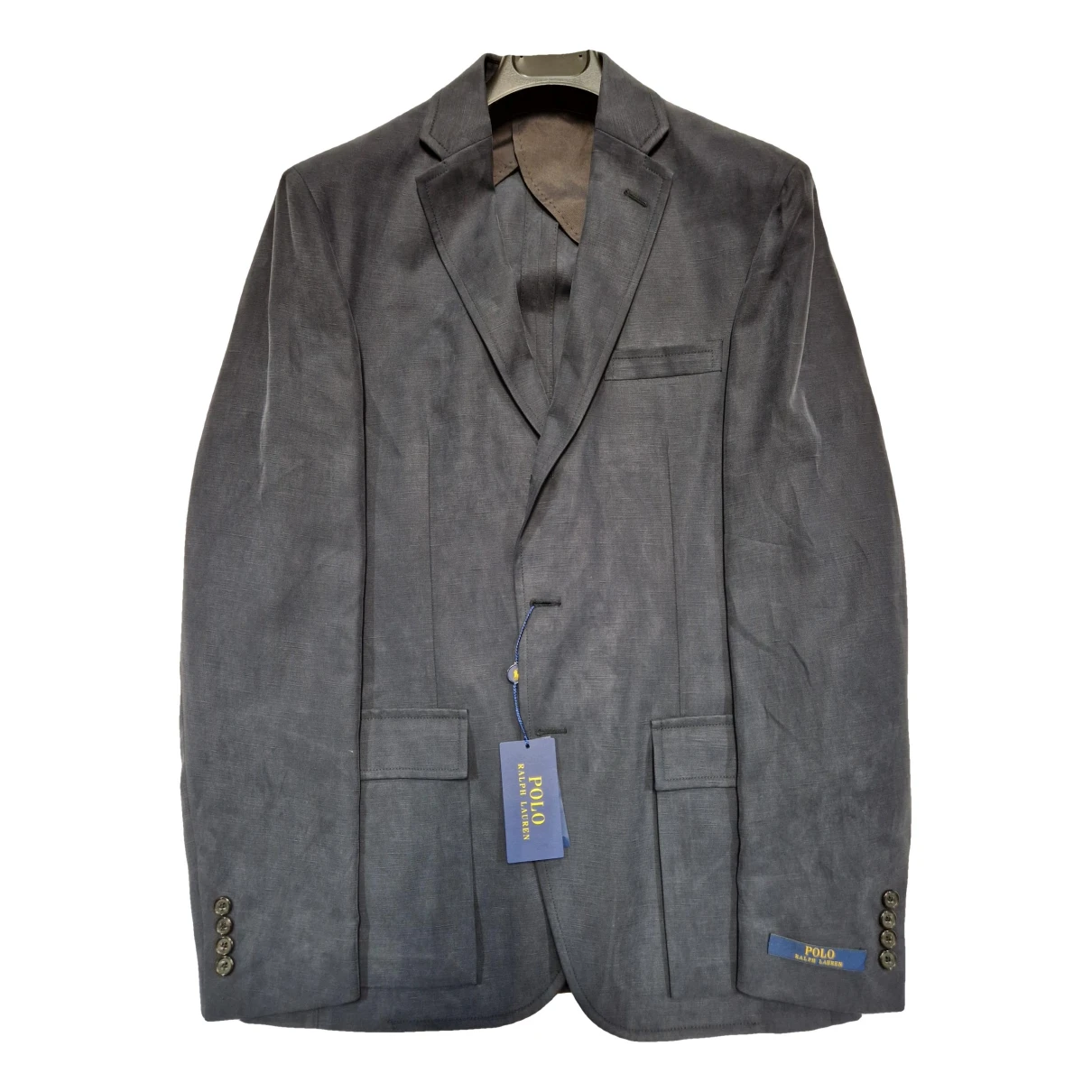 Pre-owned Polo Ralph Lauren Linen Vest In Blue