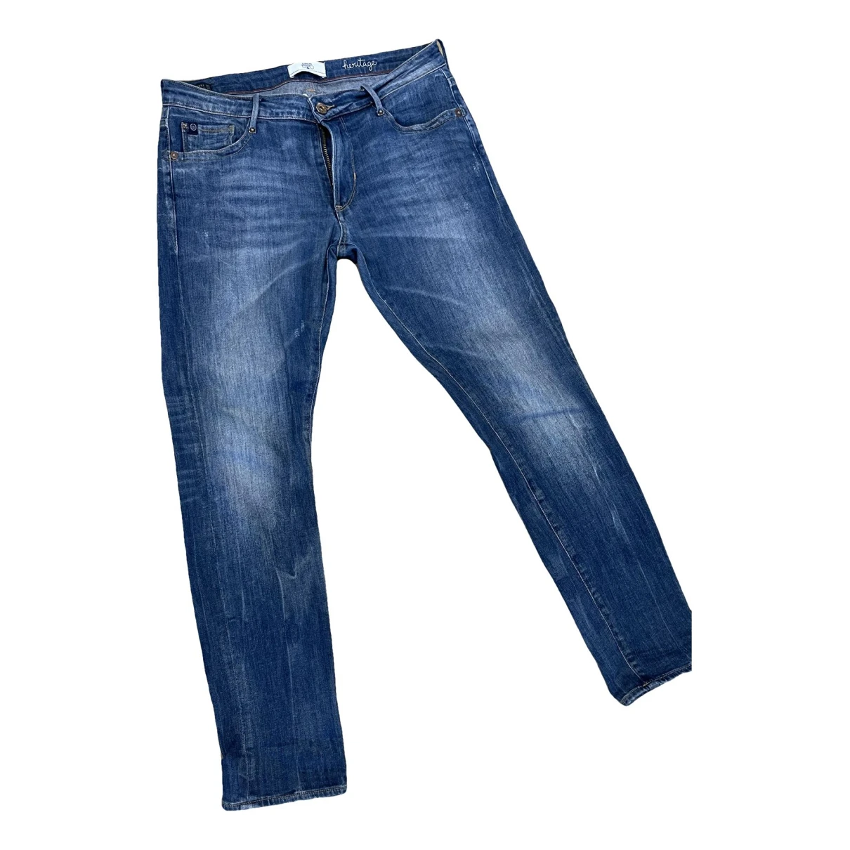 Pre-owned Le Temps Des Cerises Slim Jeans In Blue
