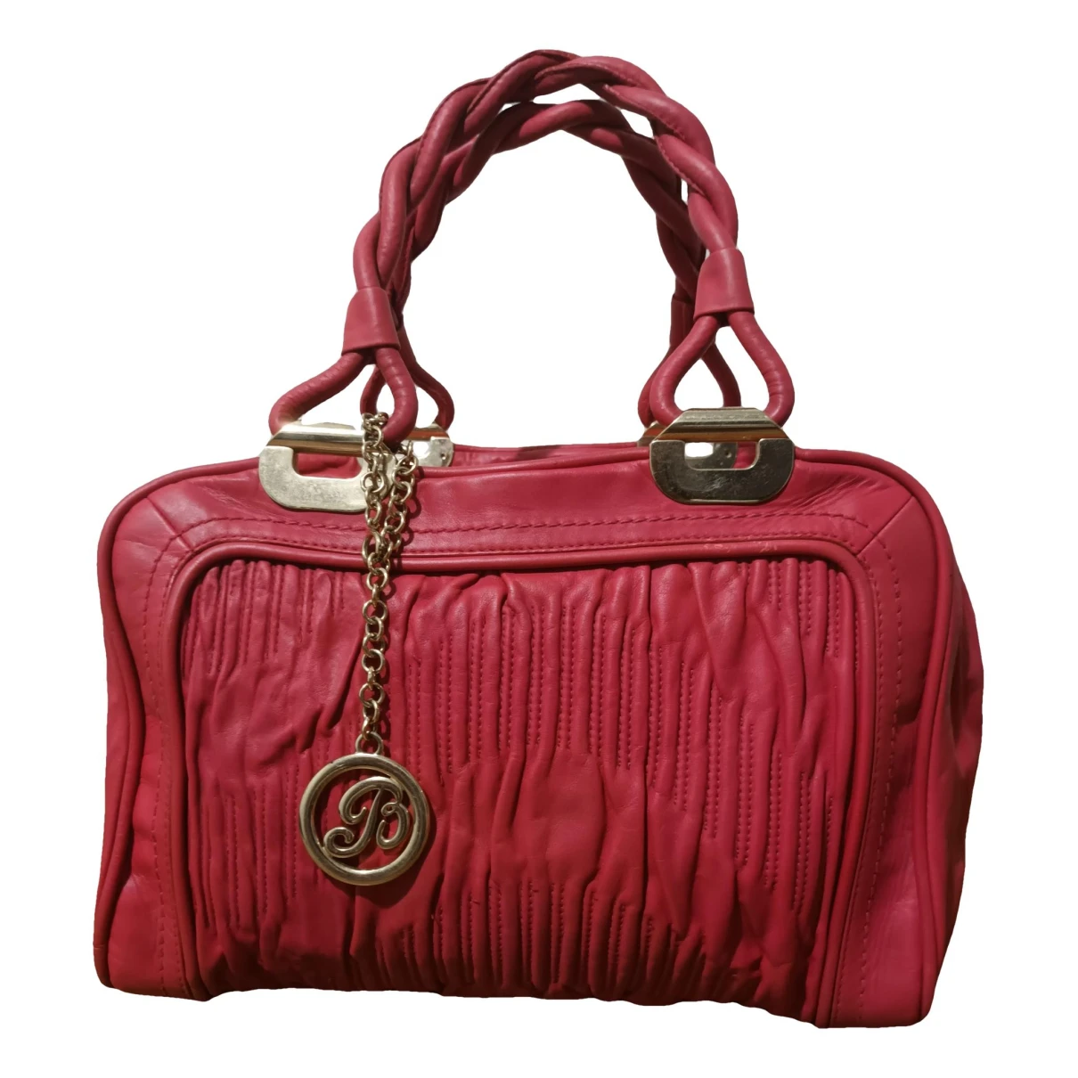 Pre-owned Bally Leather Handbag In Pink