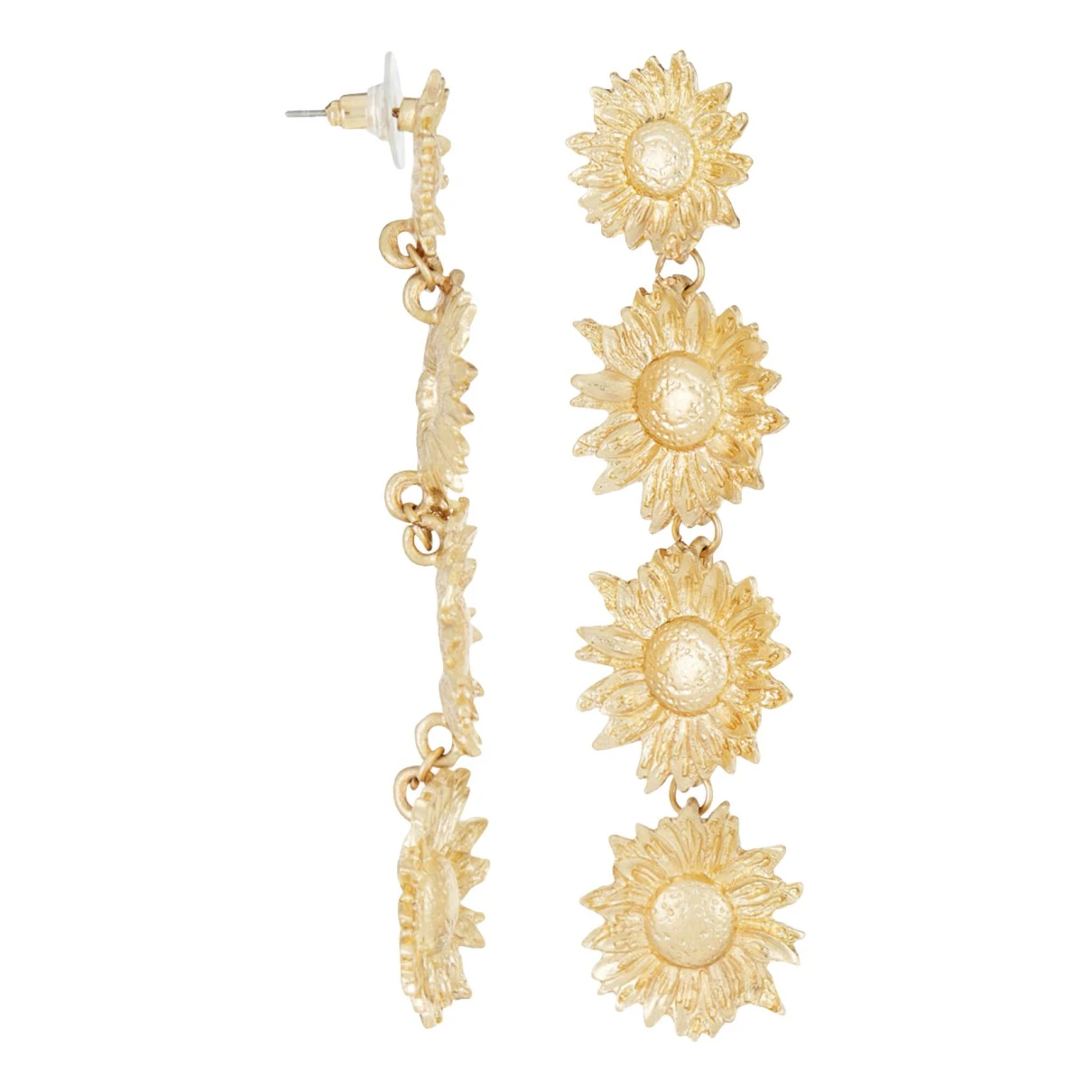 Pre-owned Christian Lacroix Earrings In Gold