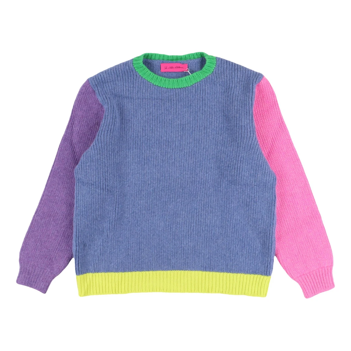 Pre-owned The Elder Statesman Cashmere Sweatshirt In Multicolour