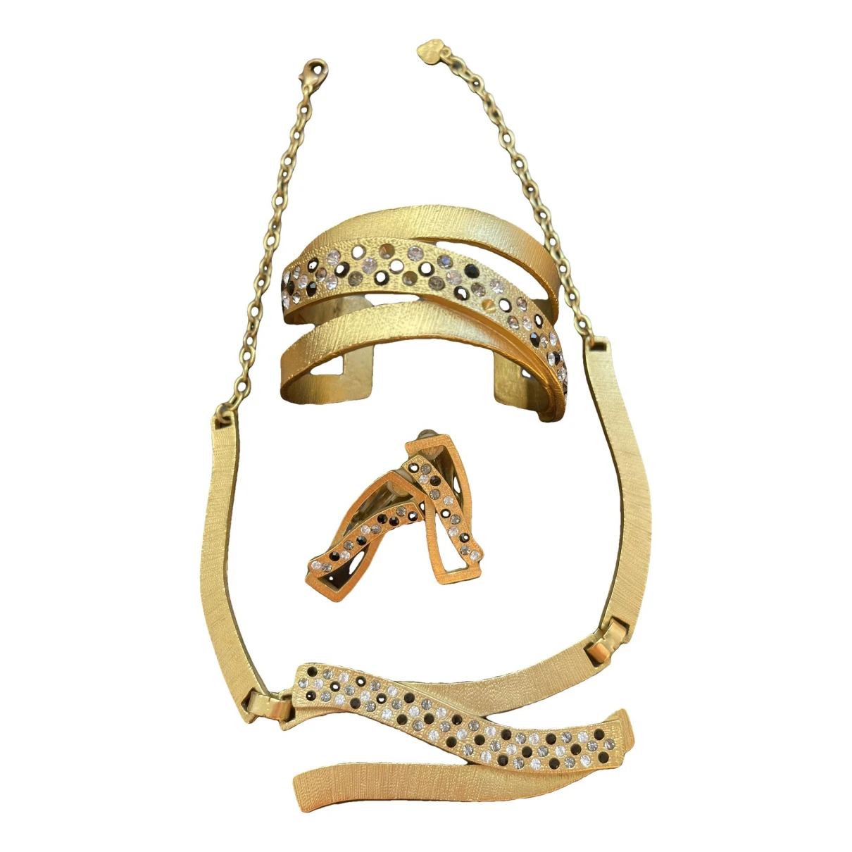 Pre-owned Dolce Vita Jewellery Set In Gold