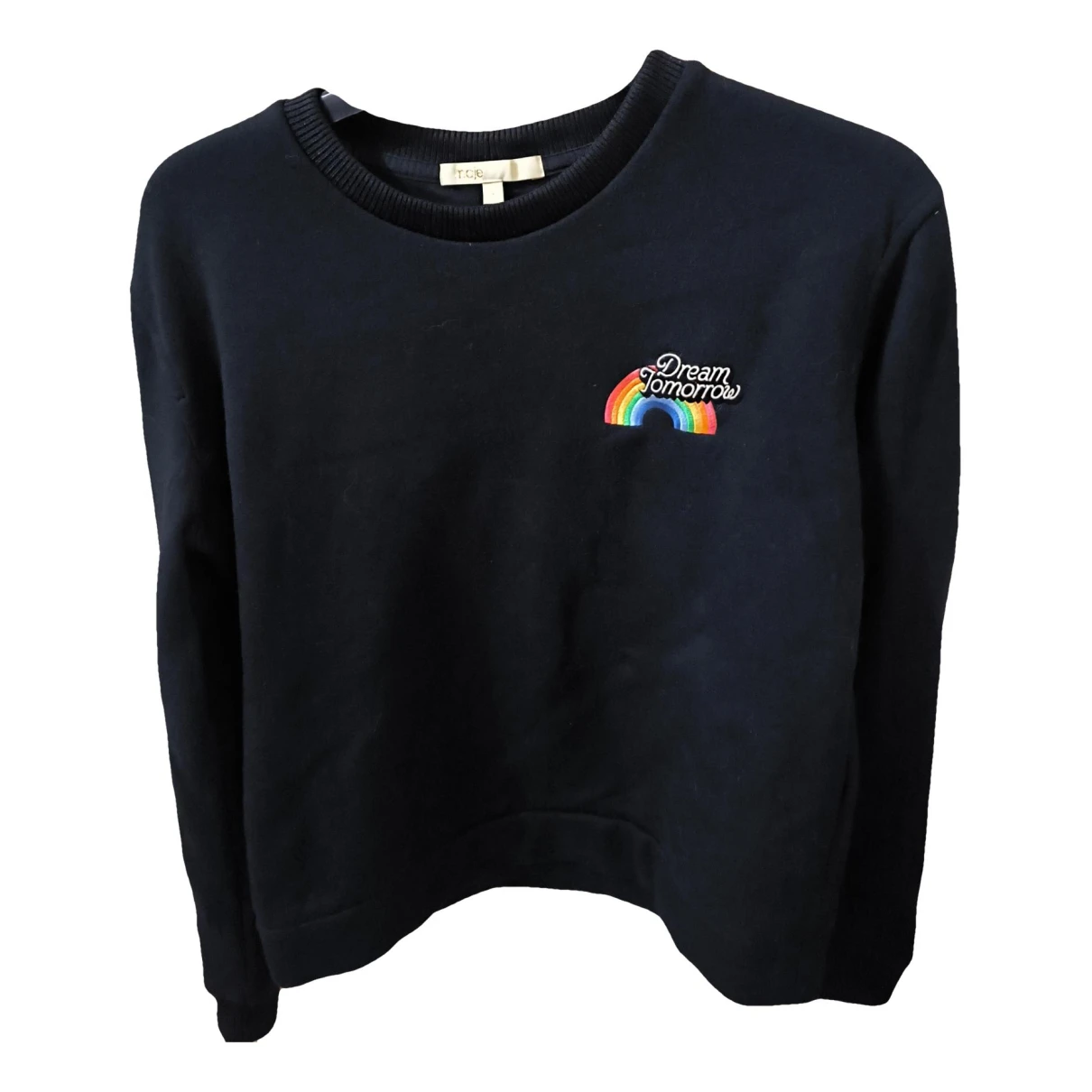 Pre-owned Maje Fall Winter 2020 Sweatshirt In Black