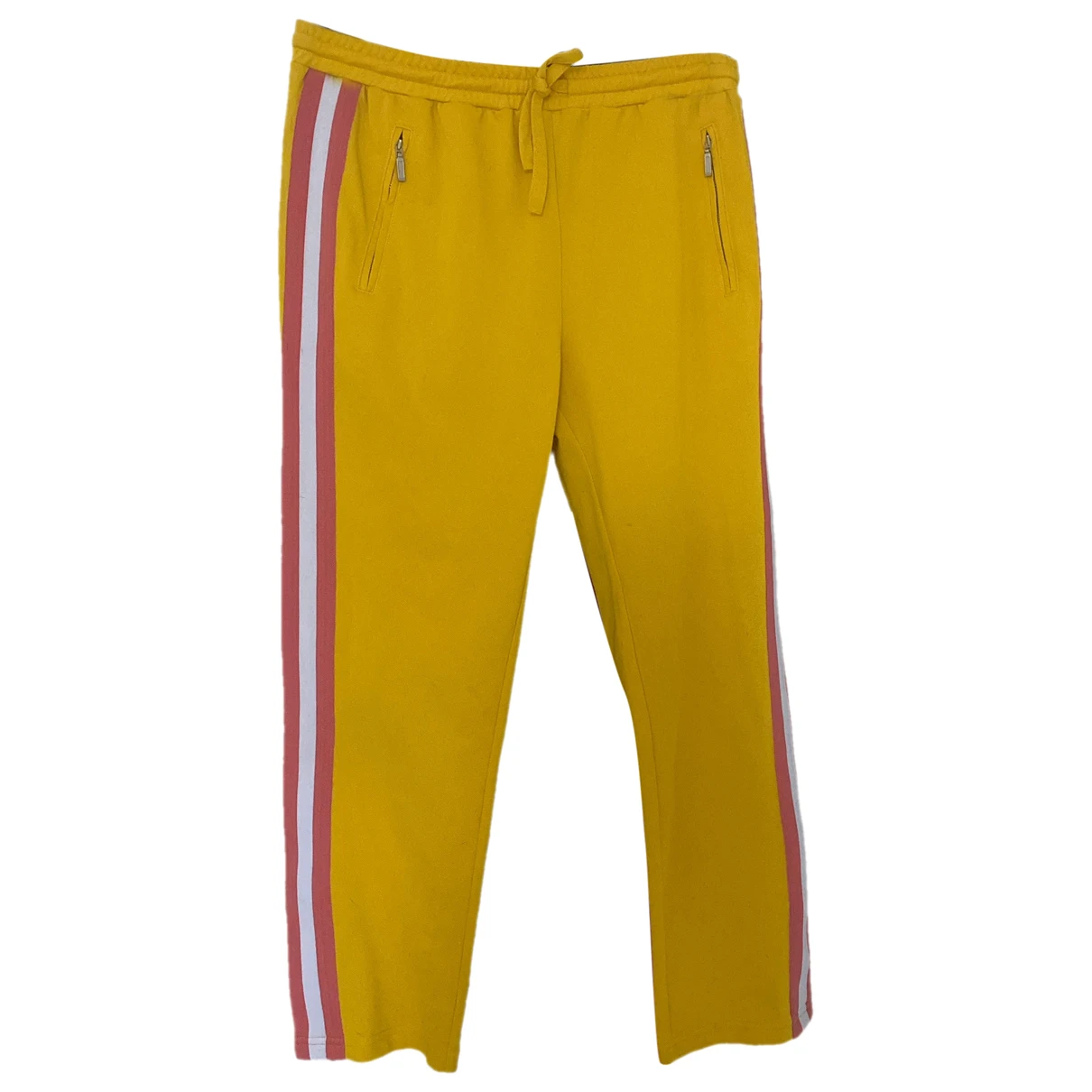Pre-owned Rebecca Minkoff Trousers In Yellow