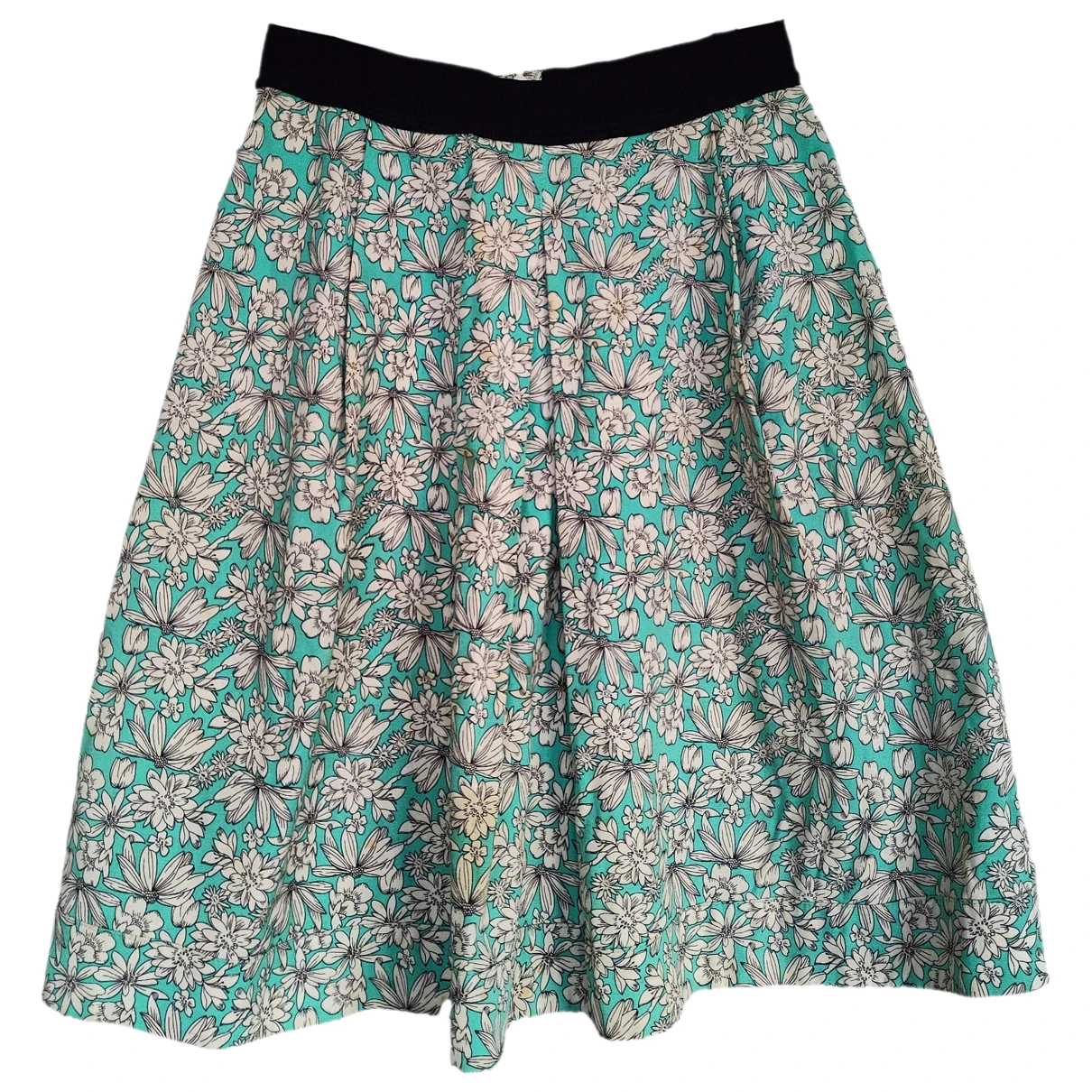 Pre-owned Essentiel Antwerp Mid-length Skirt In Green