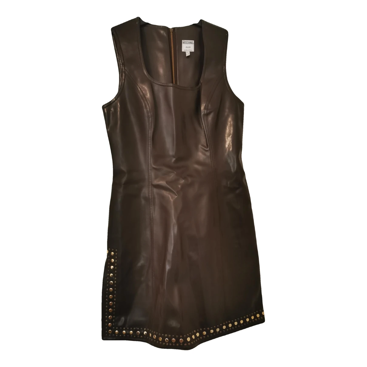 Pre-owned Moschino Dress In Brown