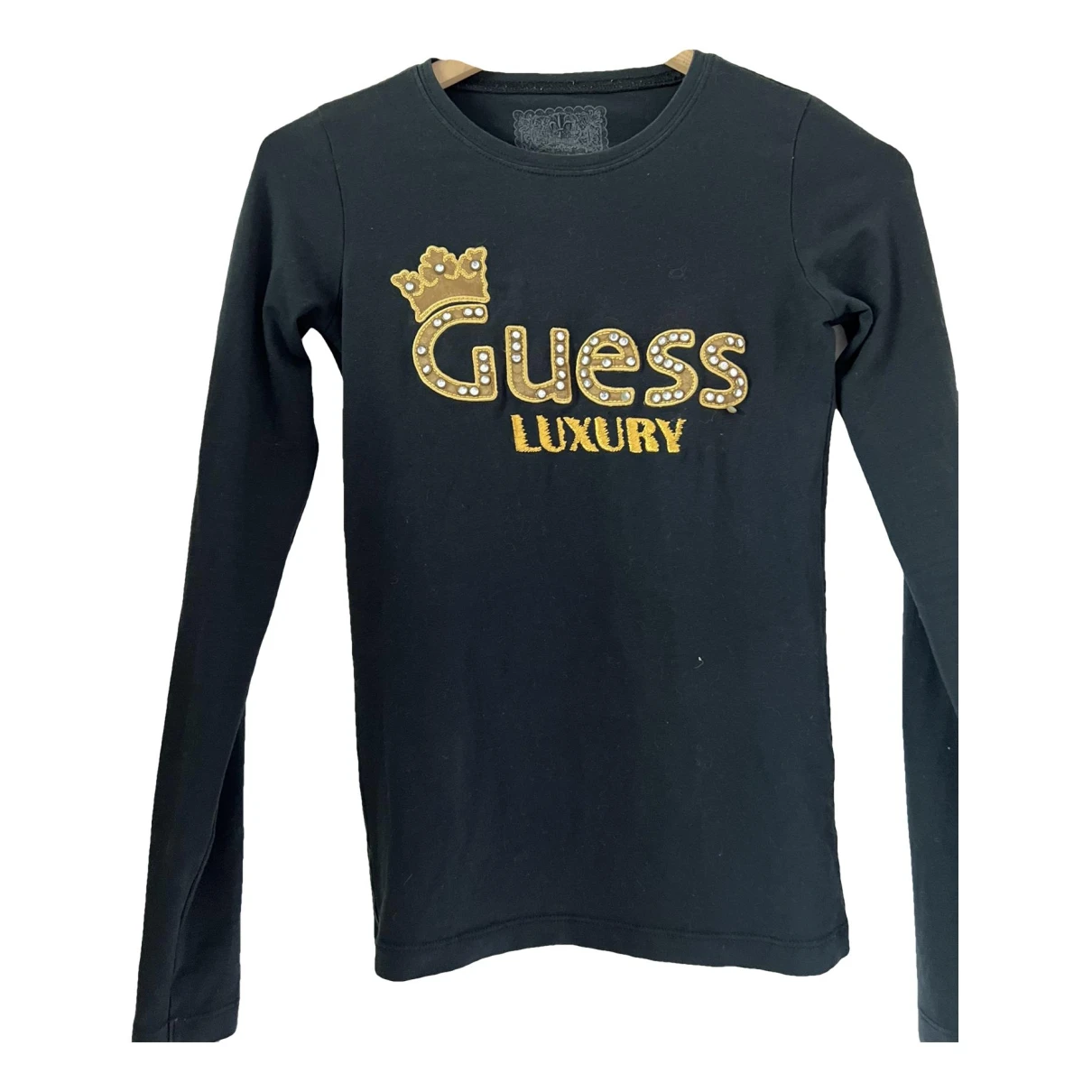 Pre-owned Guess Polo In Black