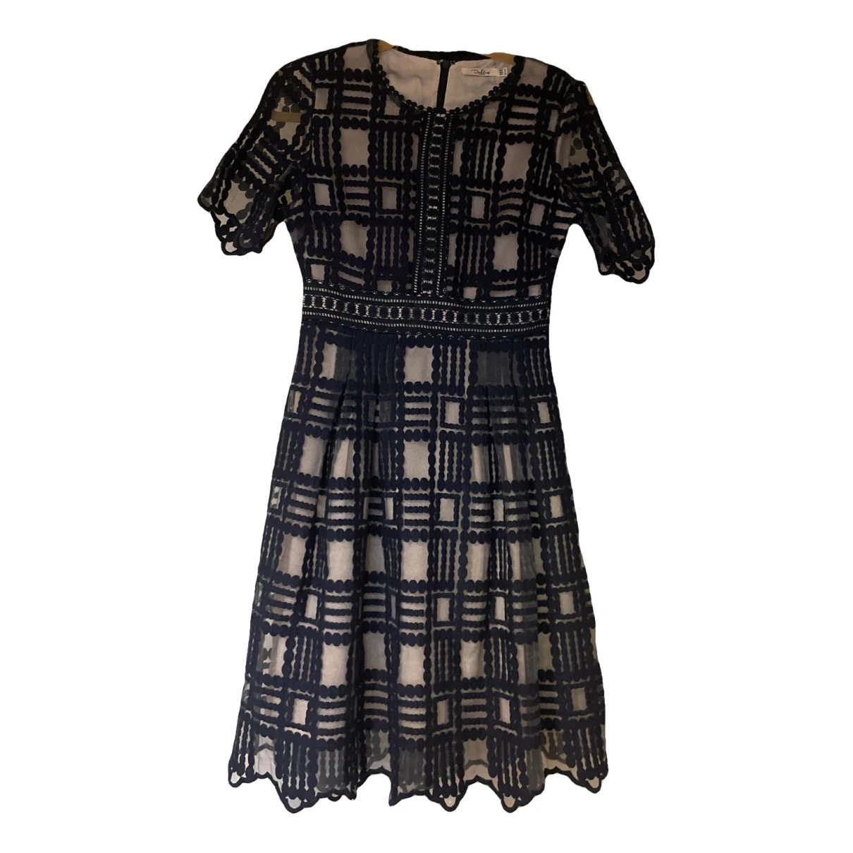 Pre-owned Darling Mid-length Dress In Navy