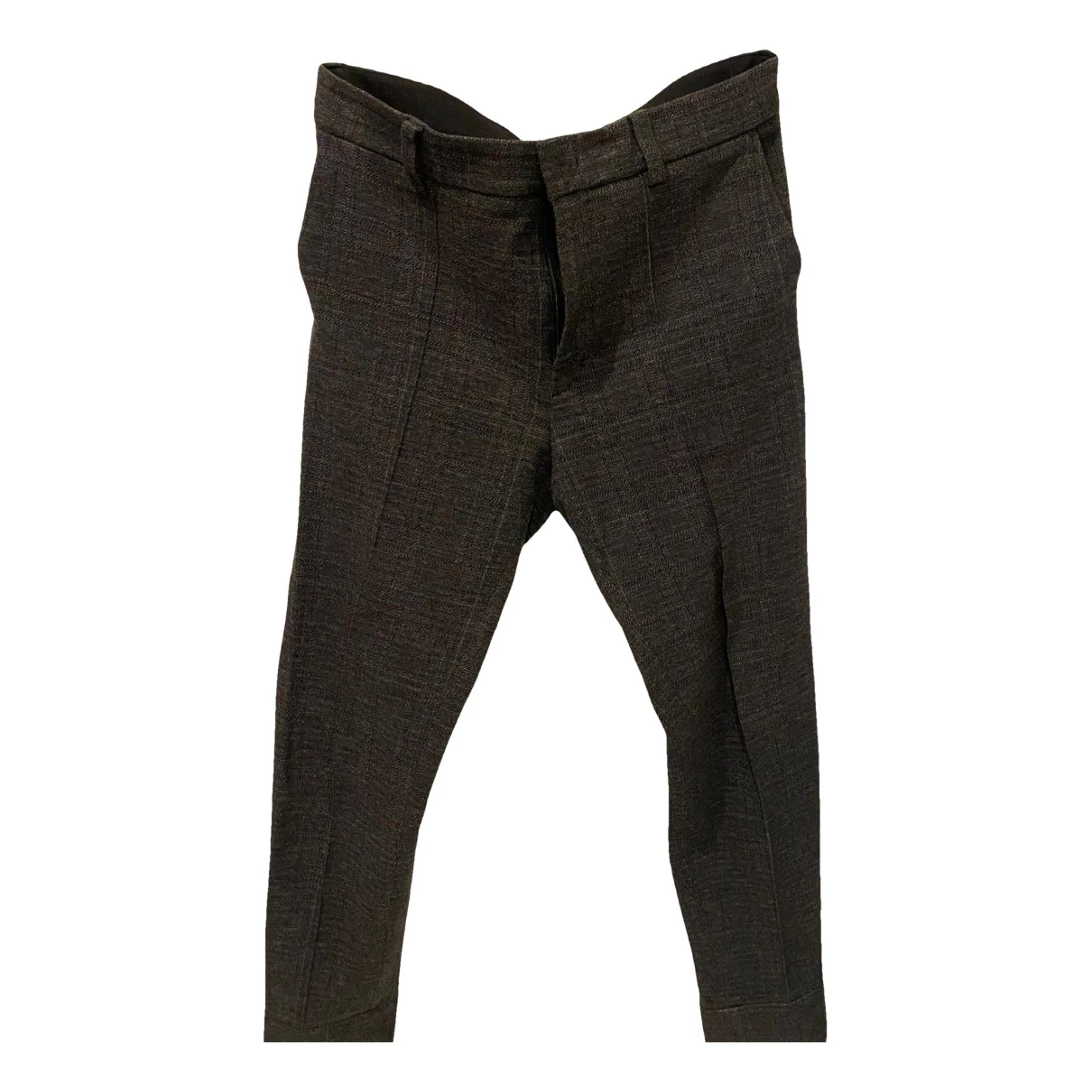Pre-owned Paolo Pecora Trousers In Grey