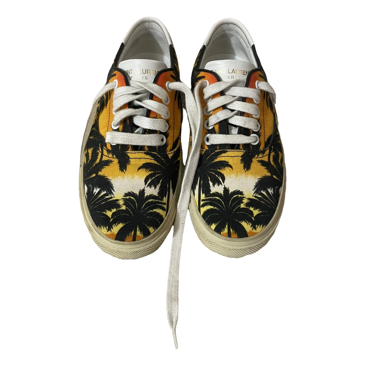 Pre-owned Saint Laurent Cloth Trainers In Other