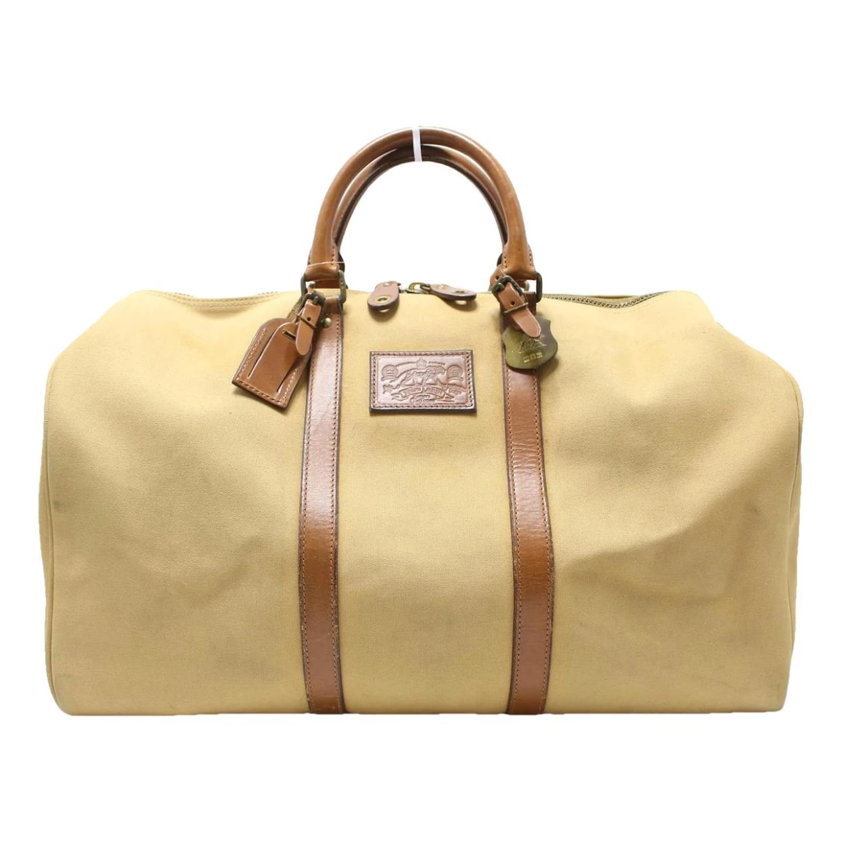 Pre-owned Polo Ralph Lauren Travel Bag In Beige
