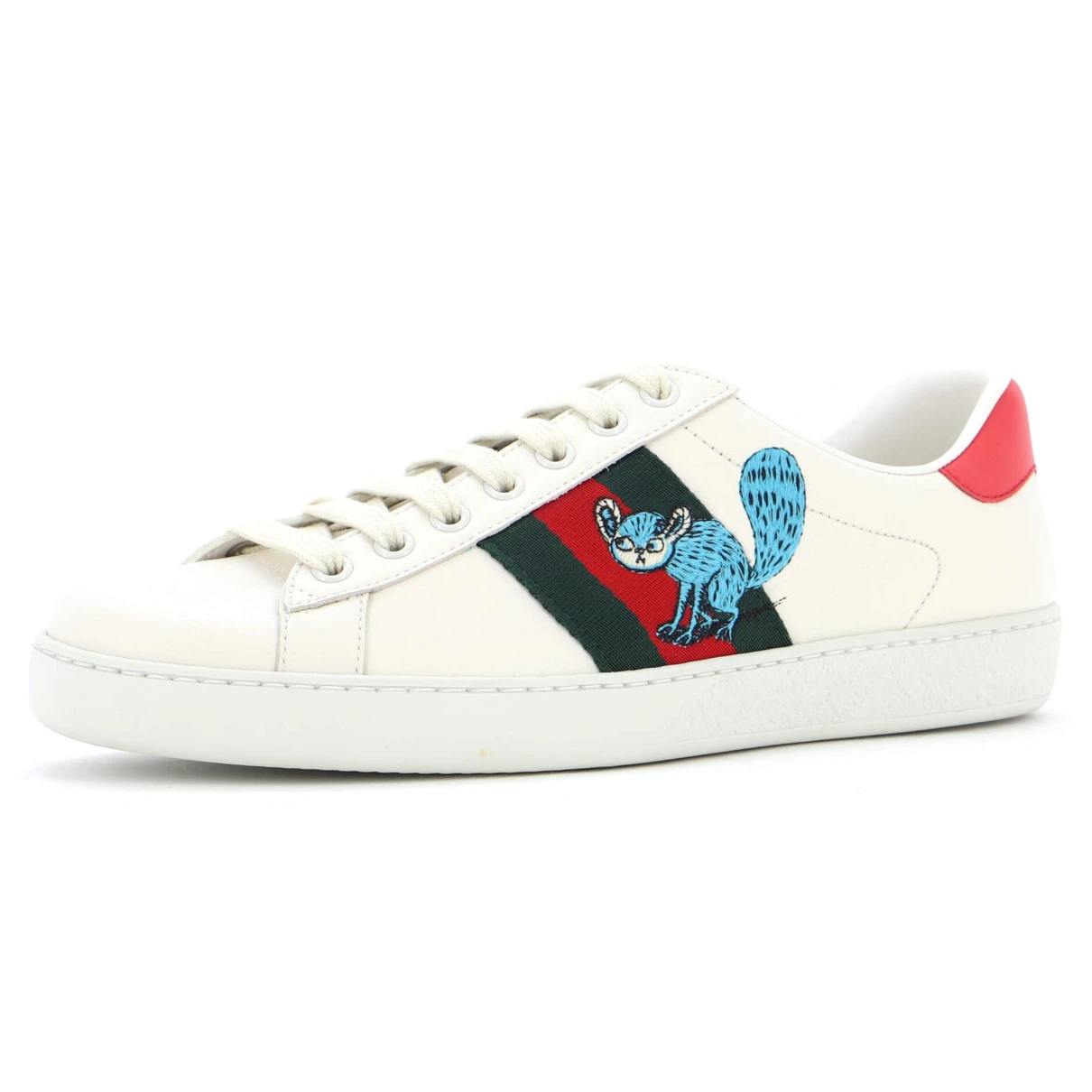 Pre-owned Gucci Leather Trainers In Other