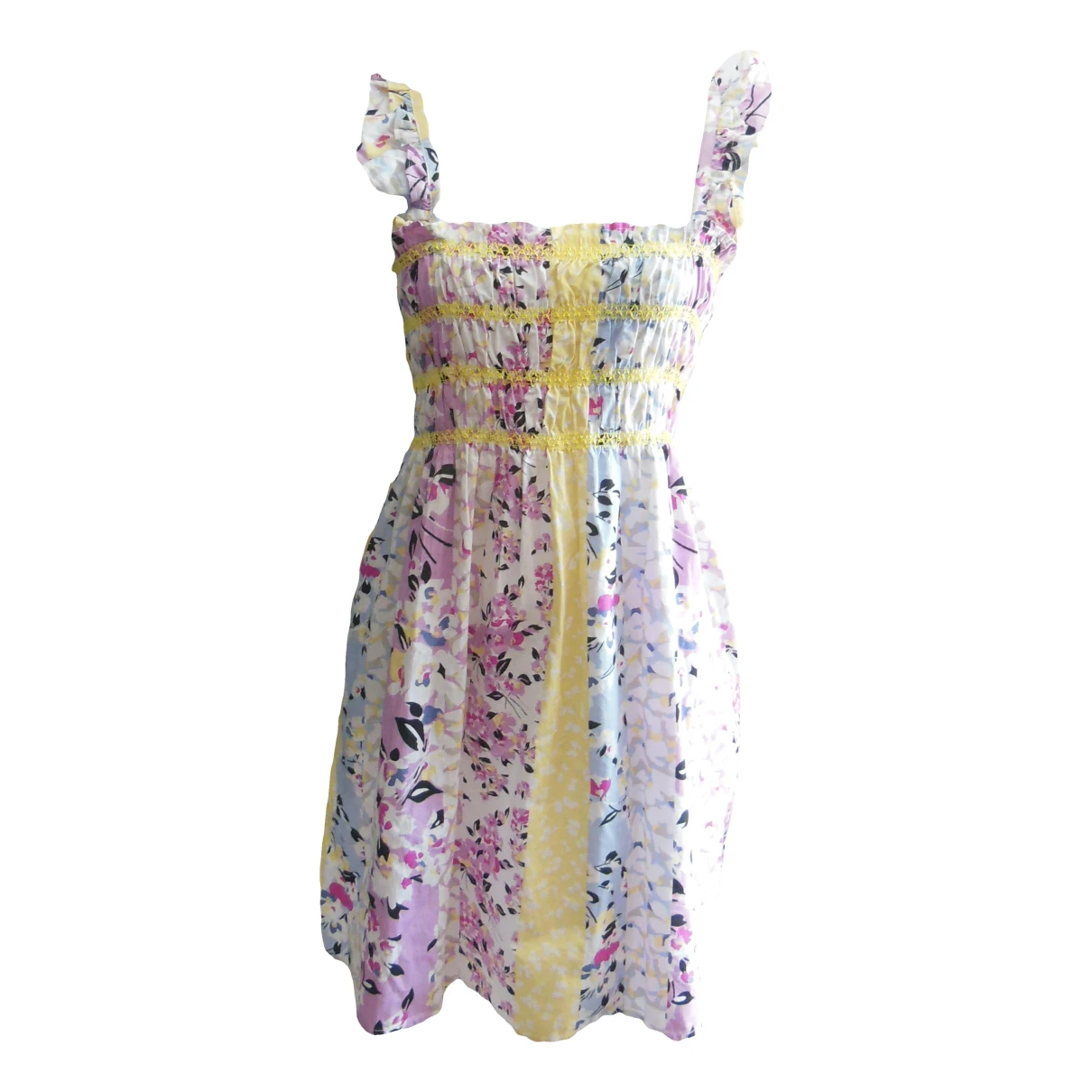 Pre-owned French Connection Mini Dress In Multicolour