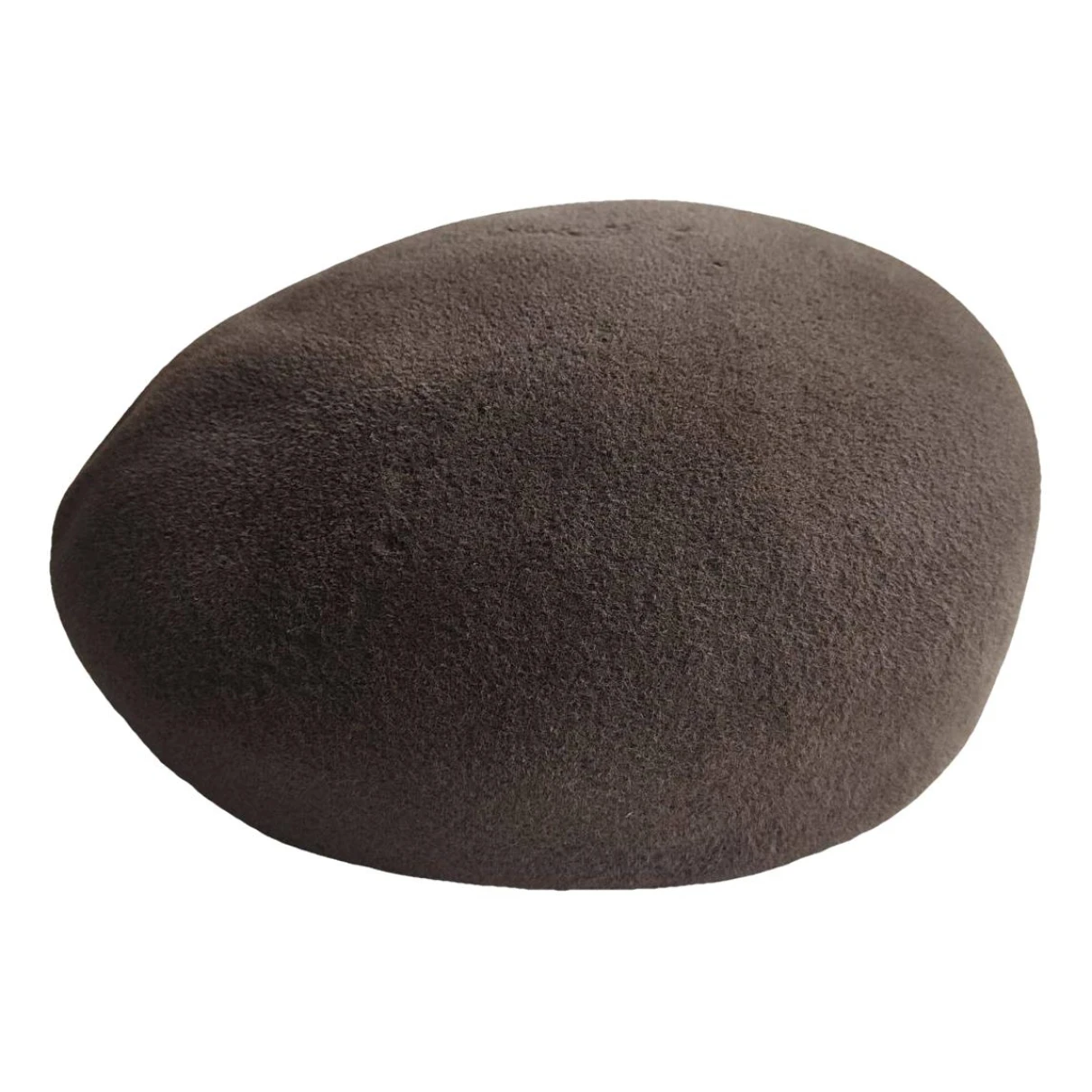 Pre-owned Gucci Wool Beret In Brown