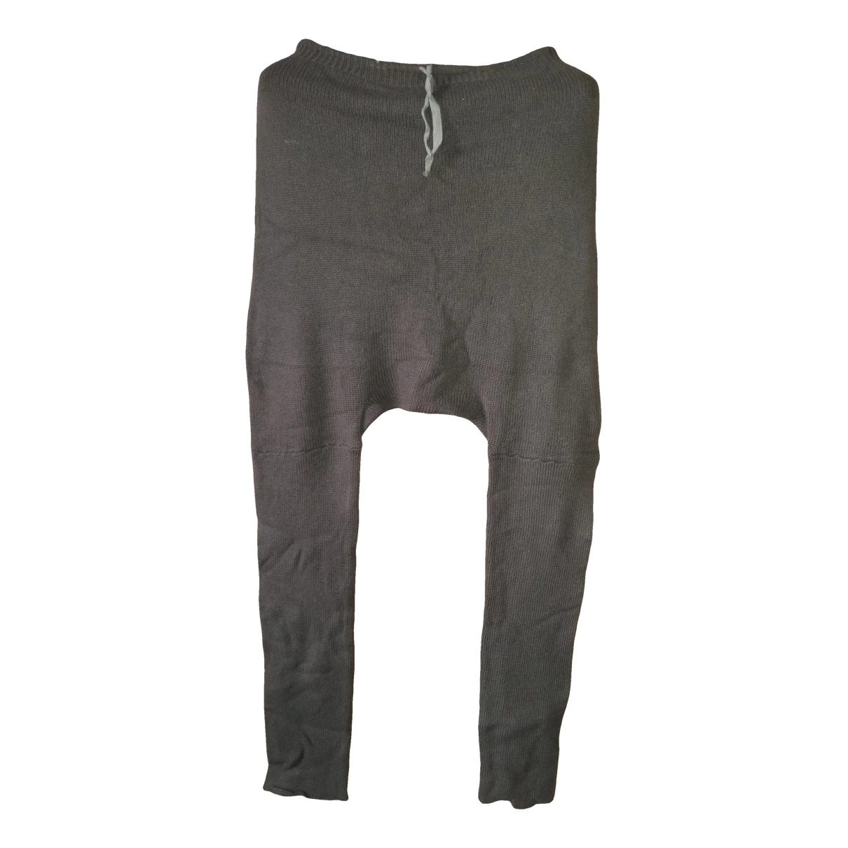 Pre-owned Damir Doma Cashmere Trousers In Khaki