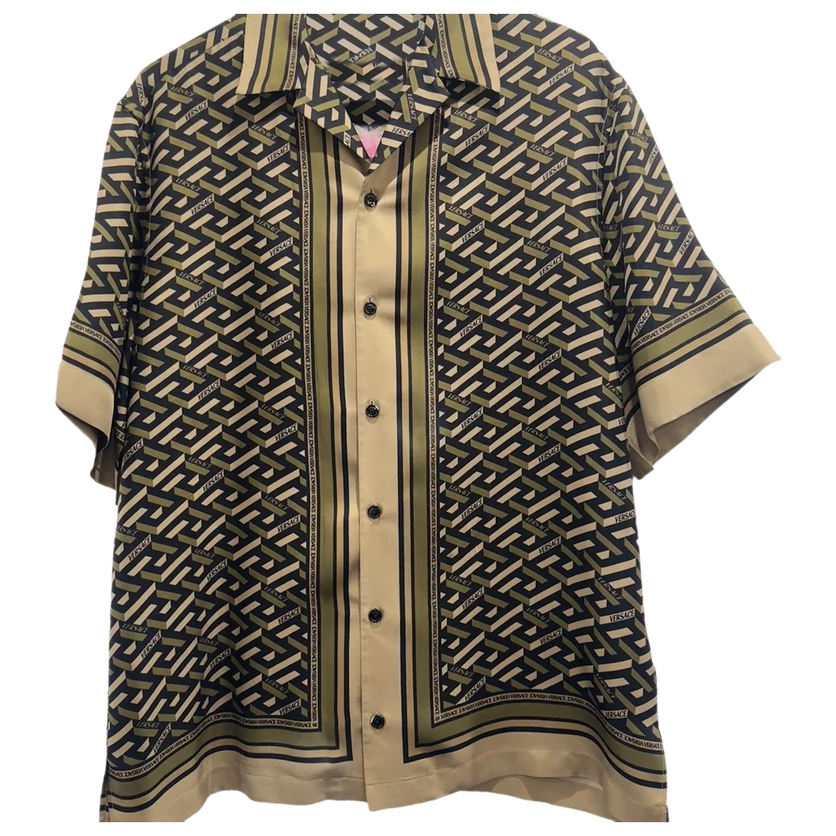 Pre-owned Versace Shirt In Khaki