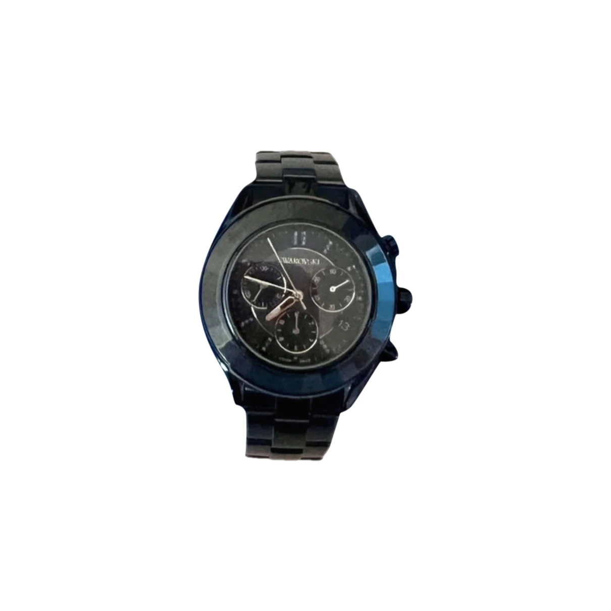 Pre-owned Swarovski Watch In Blue
