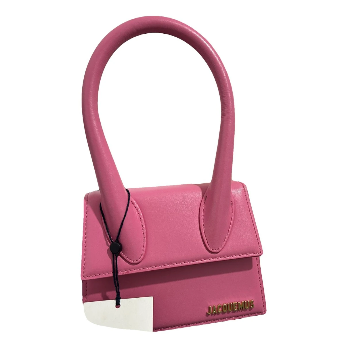 Pre-owned Jacquemus Chiquito Patent Leather Handbag In Pink