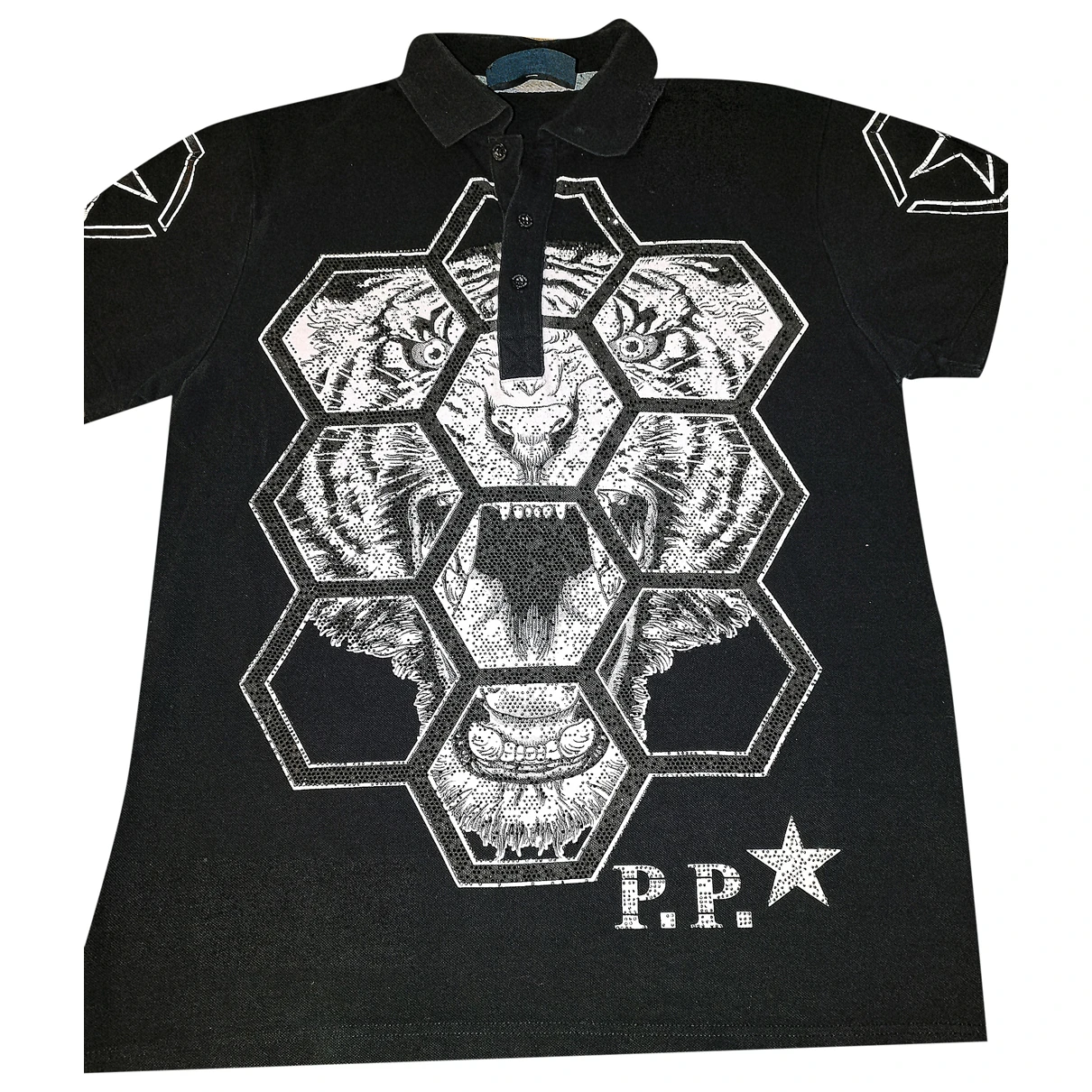 Pre-owned Philipp Plein Shirt In Black