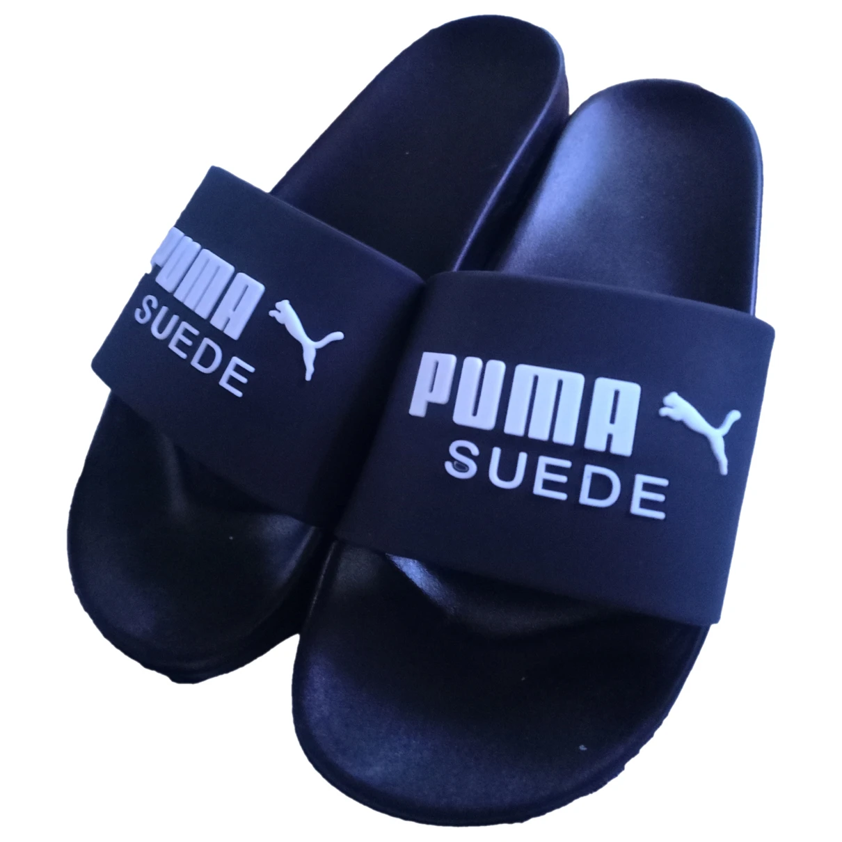 Pre-owned Puma Sandals In Black
