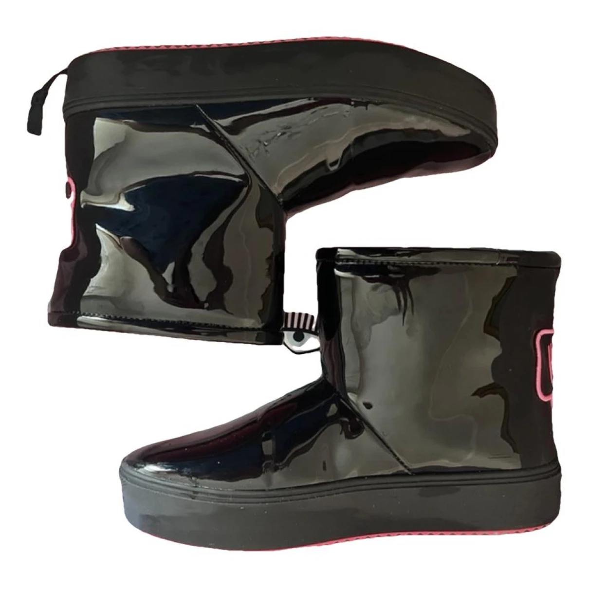 Pre-owned Chiara Ferragni Boots In Black