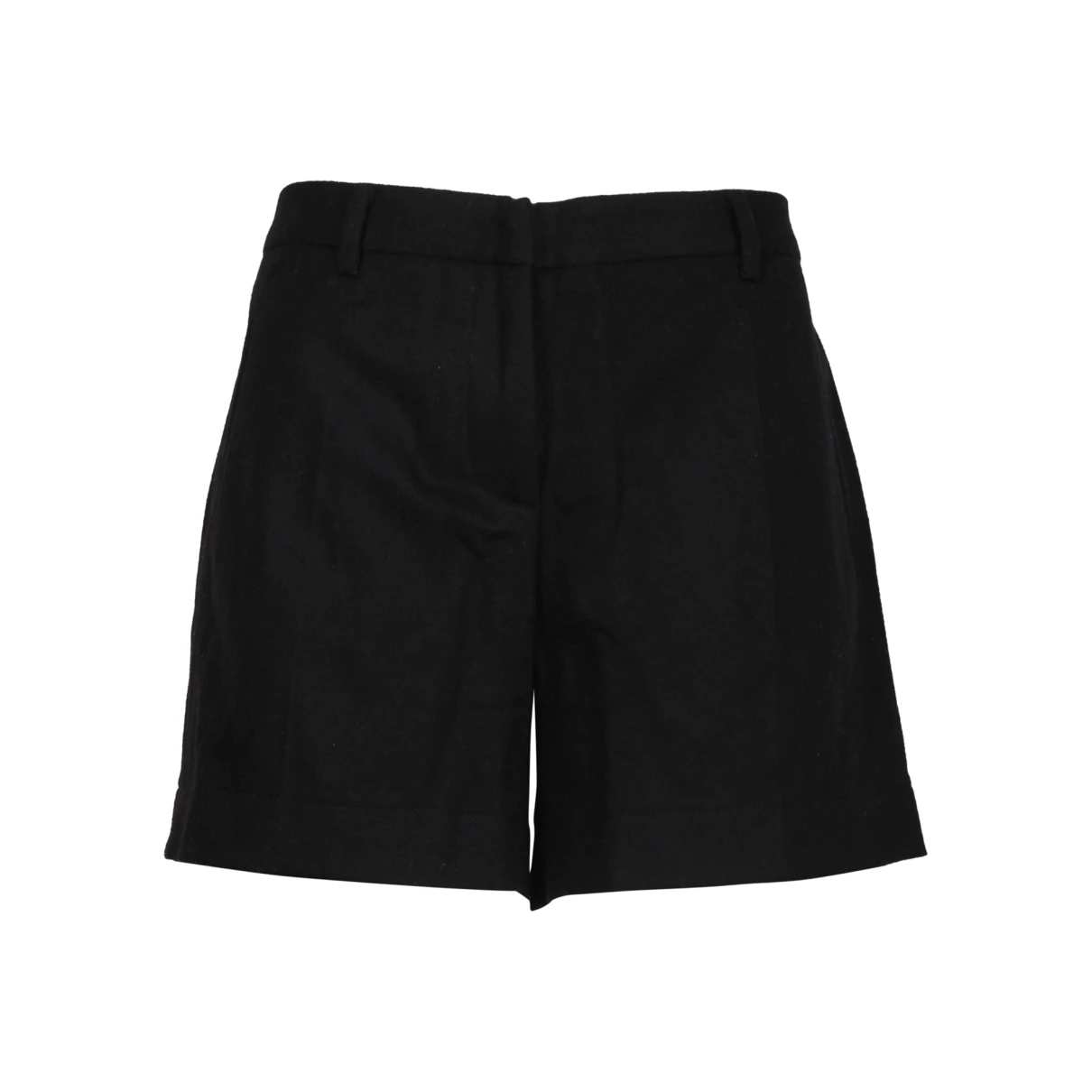 Pre-owned Miu Miu Wool Shorts In Black