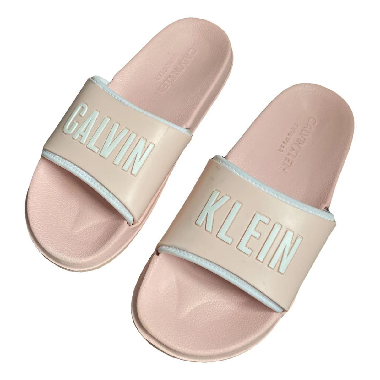 Pre-owned Calvin Klein Sandal In Pink