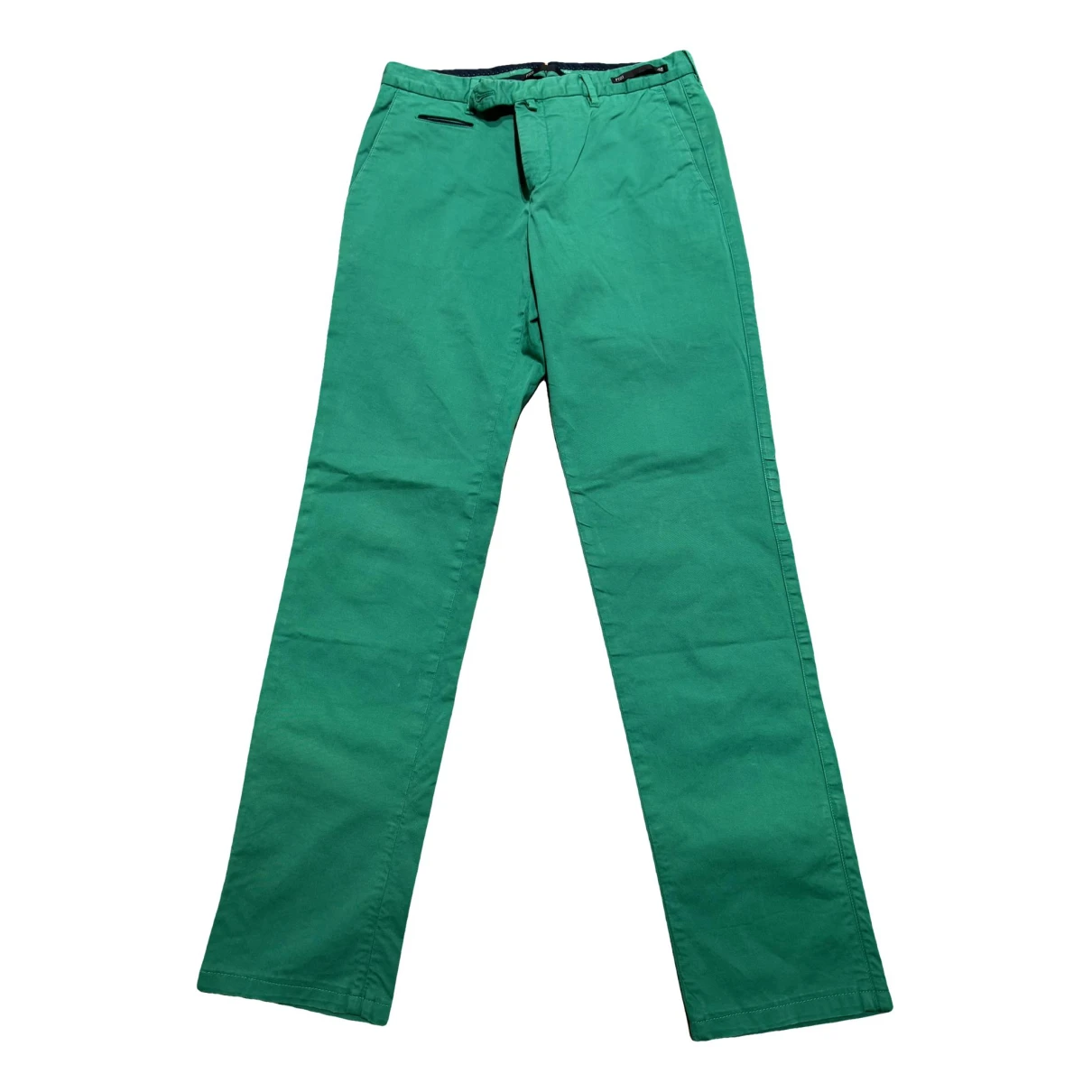Pre-owned Pt01 Trousers In Green