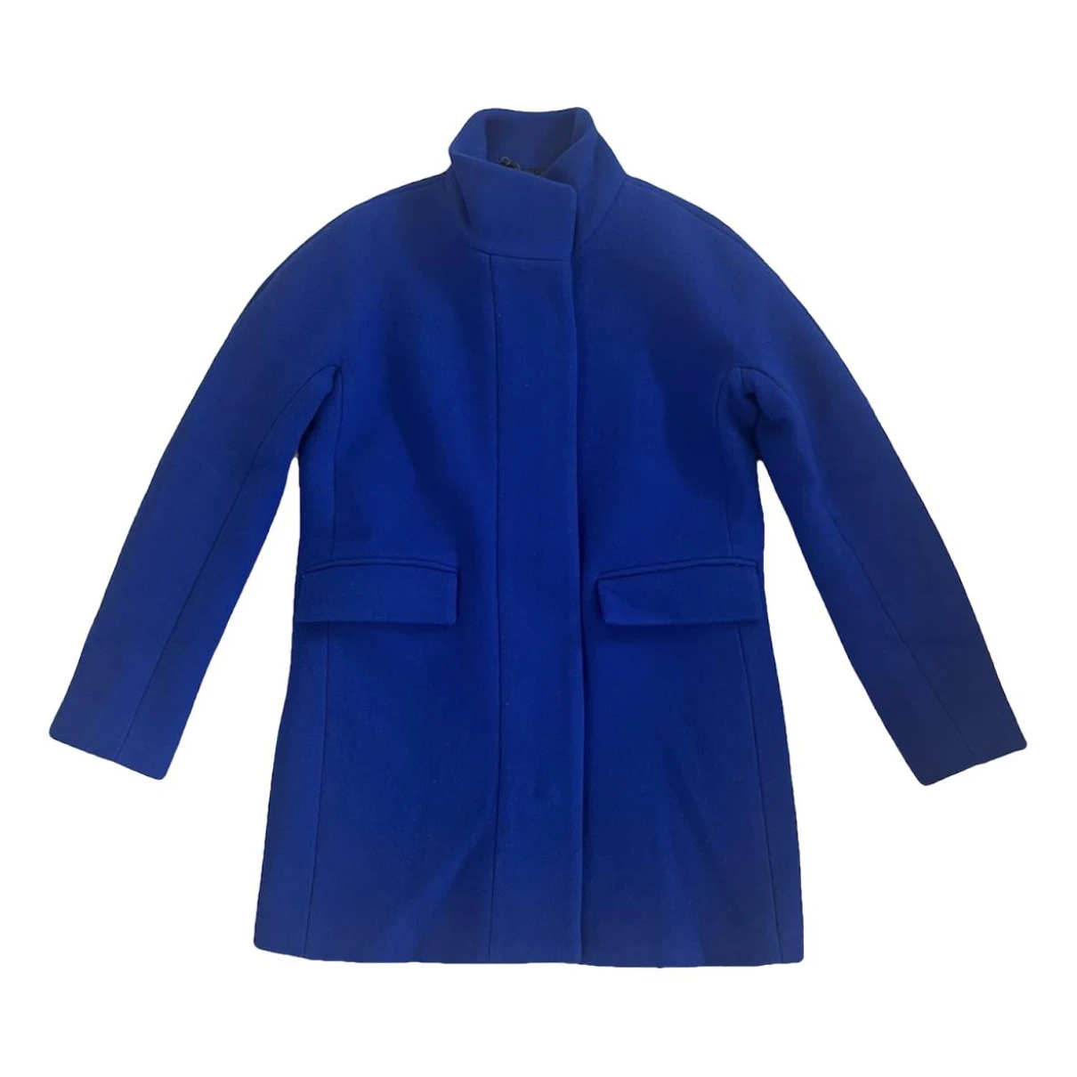 Pre-owned Jcrew Wool Jacket In Blue