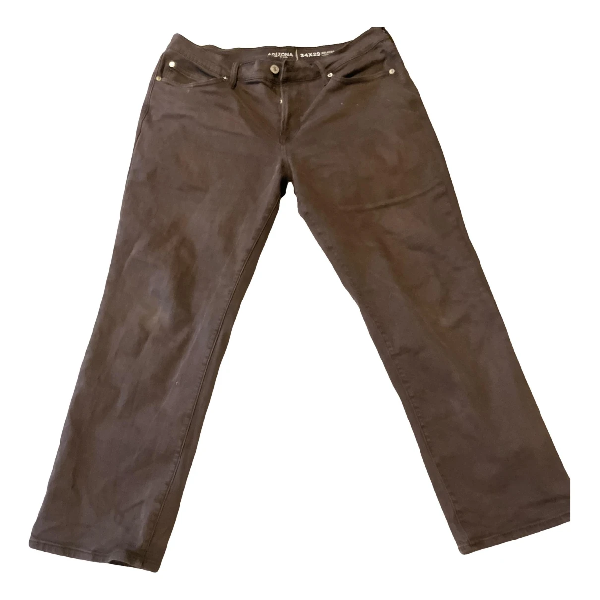 Pre-owned Arizona Love Straight Jeans In Brown
