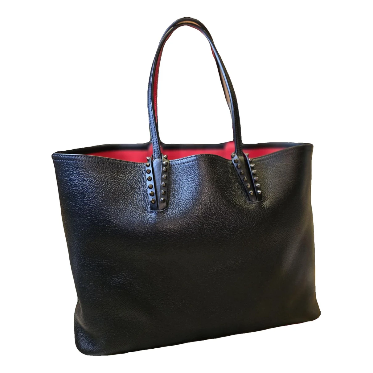 Pre-owned Christian Louboutin Leather Tote In Multicolour