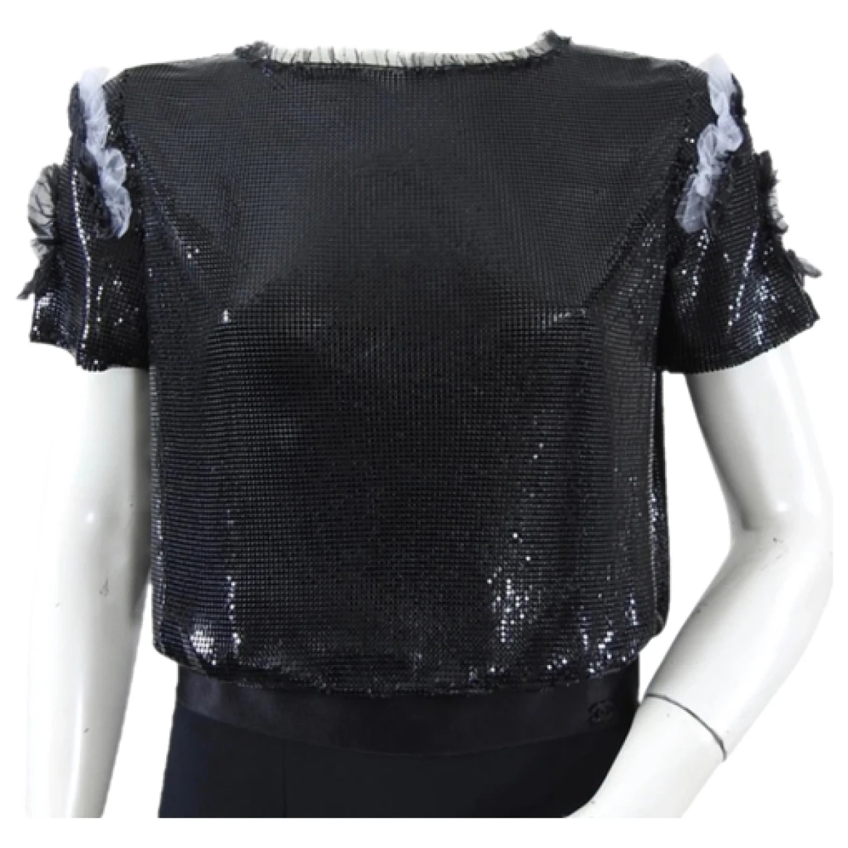 Pre-owned Chanel Silk Shirt In Black