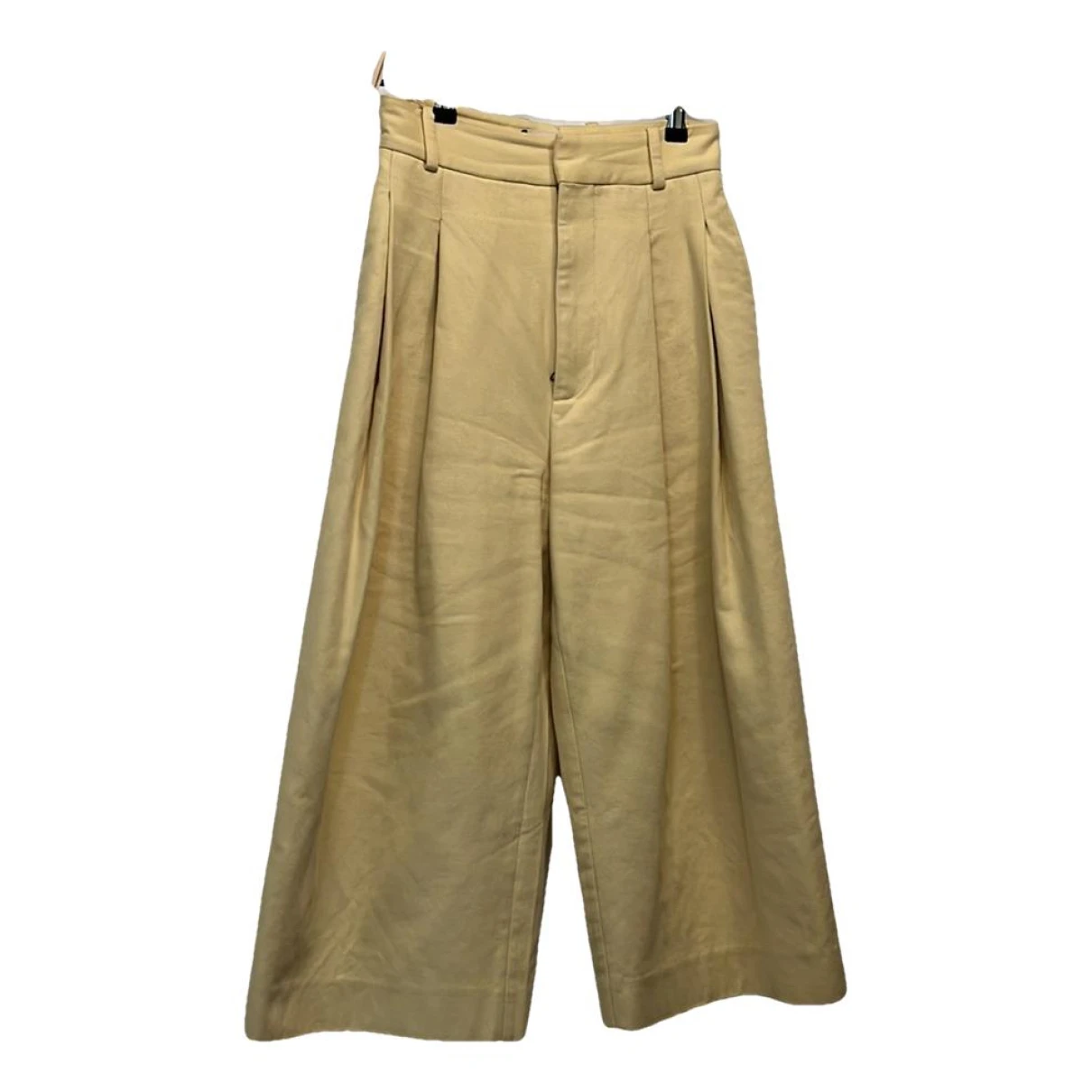 Pre-owned Marni Trousers In Yellow
