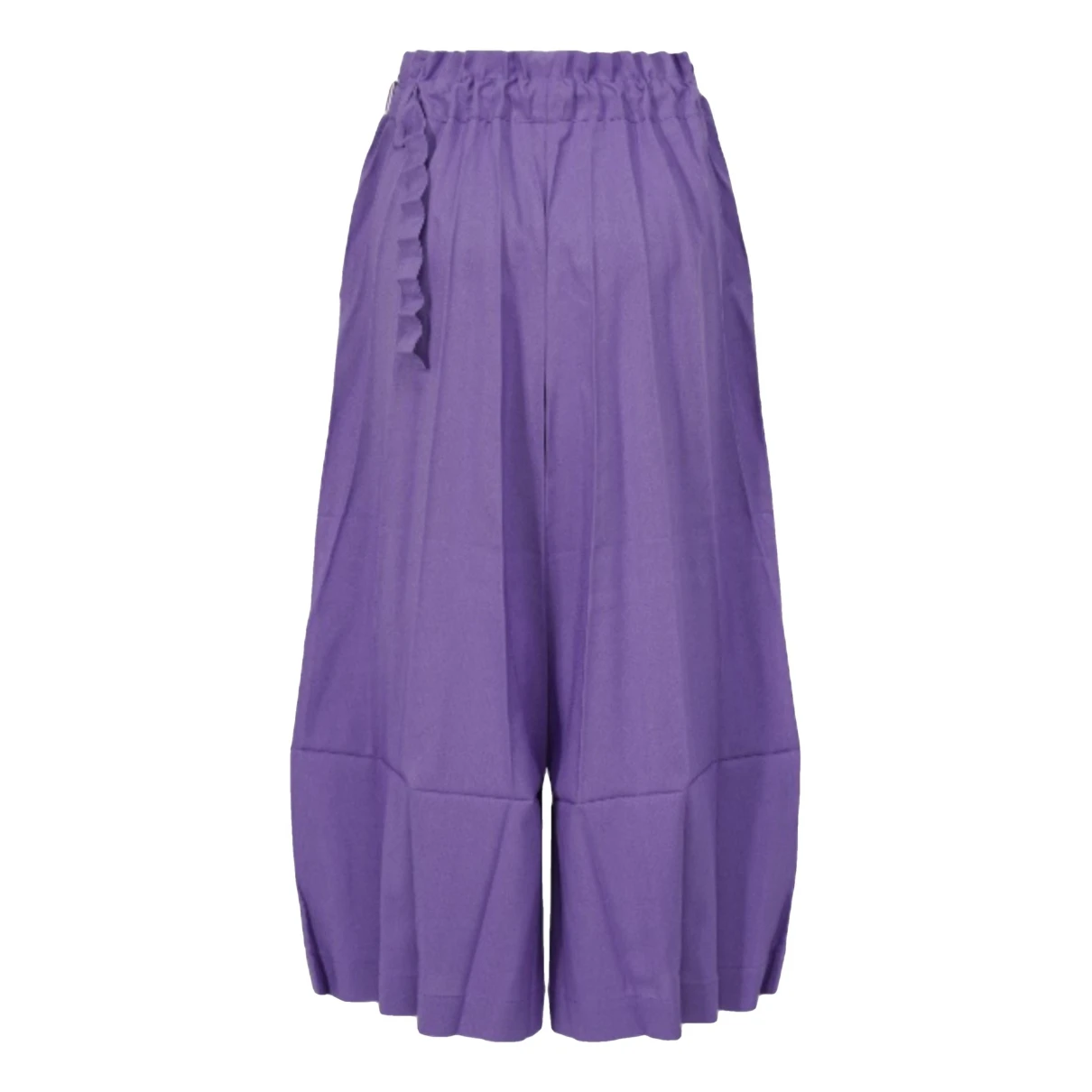 Pre-owned Issey Miyake Trousers In Purple