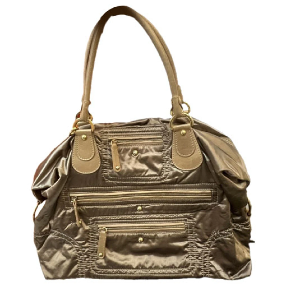 Pre-owned Tod's Travel Bag In Gold