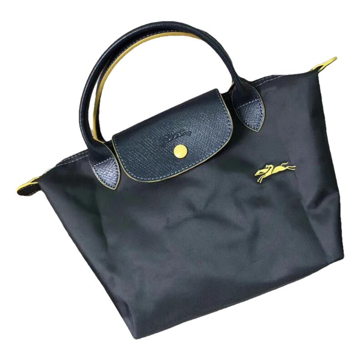 Pre-owned Longchamp Handbag In Black