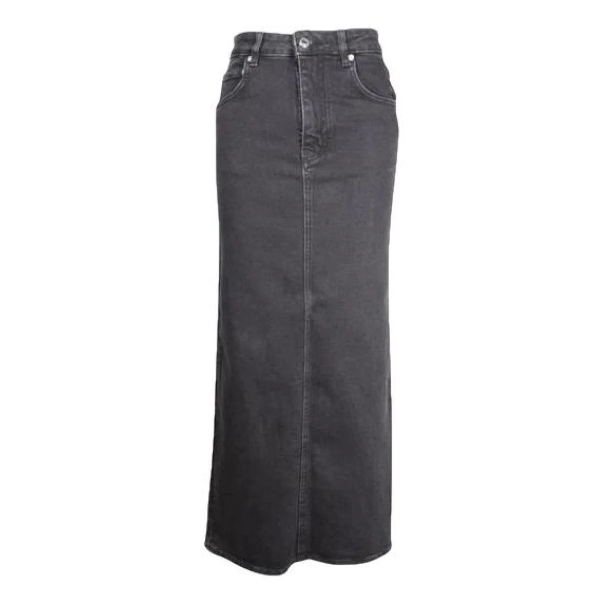 Pre-owned Maje Skirt In Black
