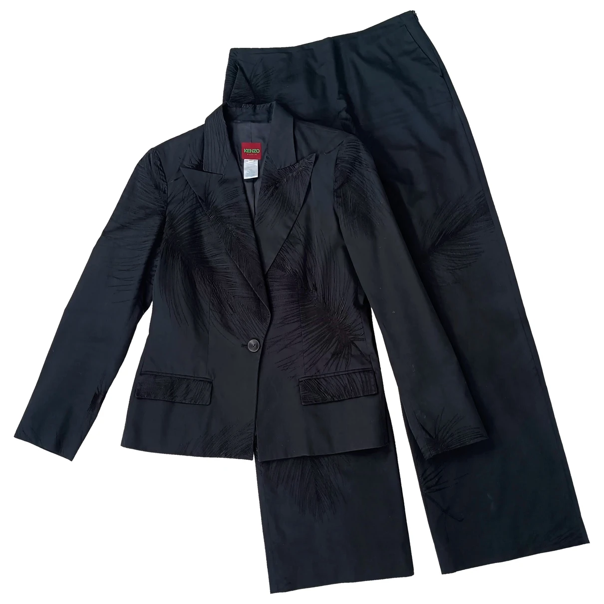 Pre-owned Kenzo Suit Jacket In Black