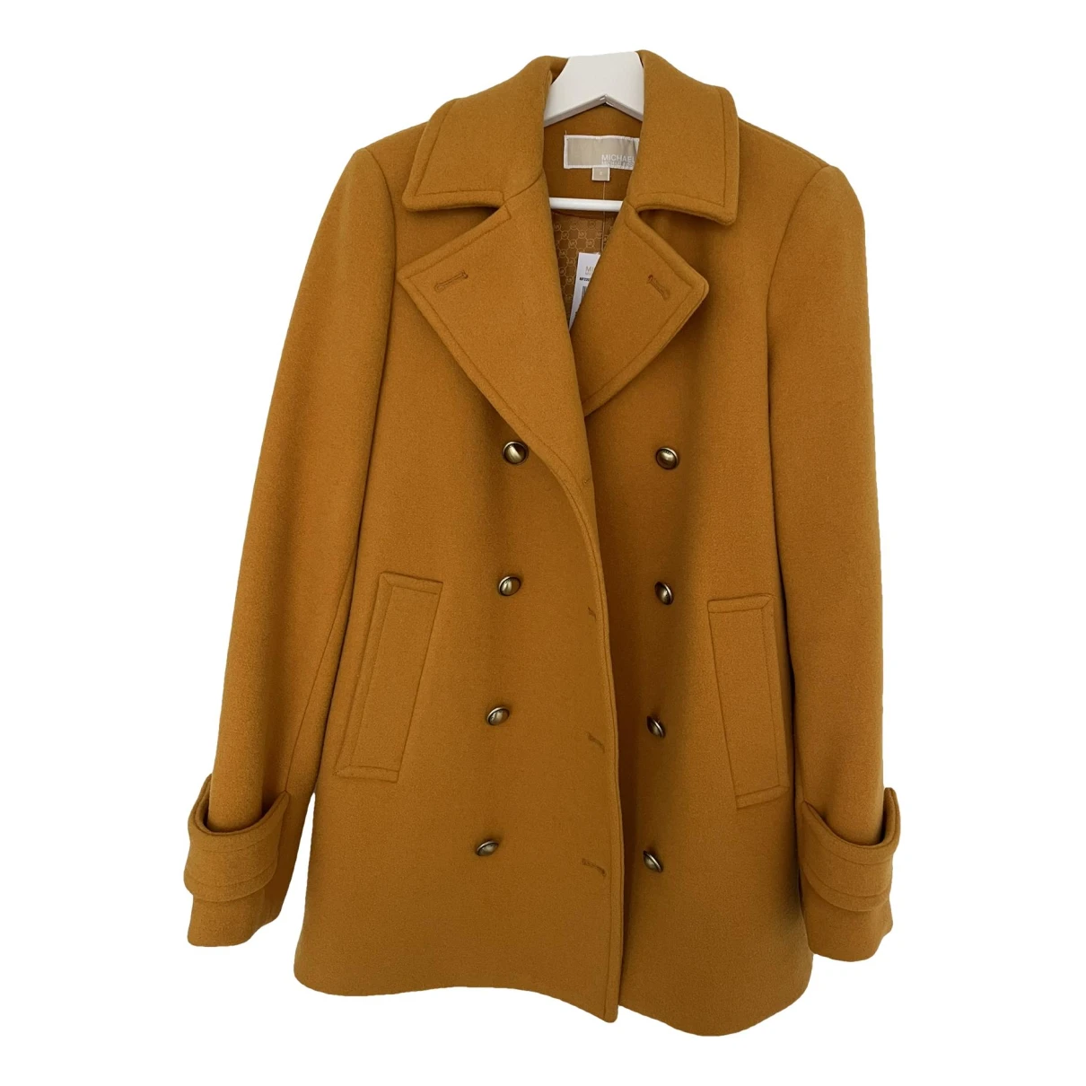 Pre-owned Michael Kors Wool Peacoat In Other