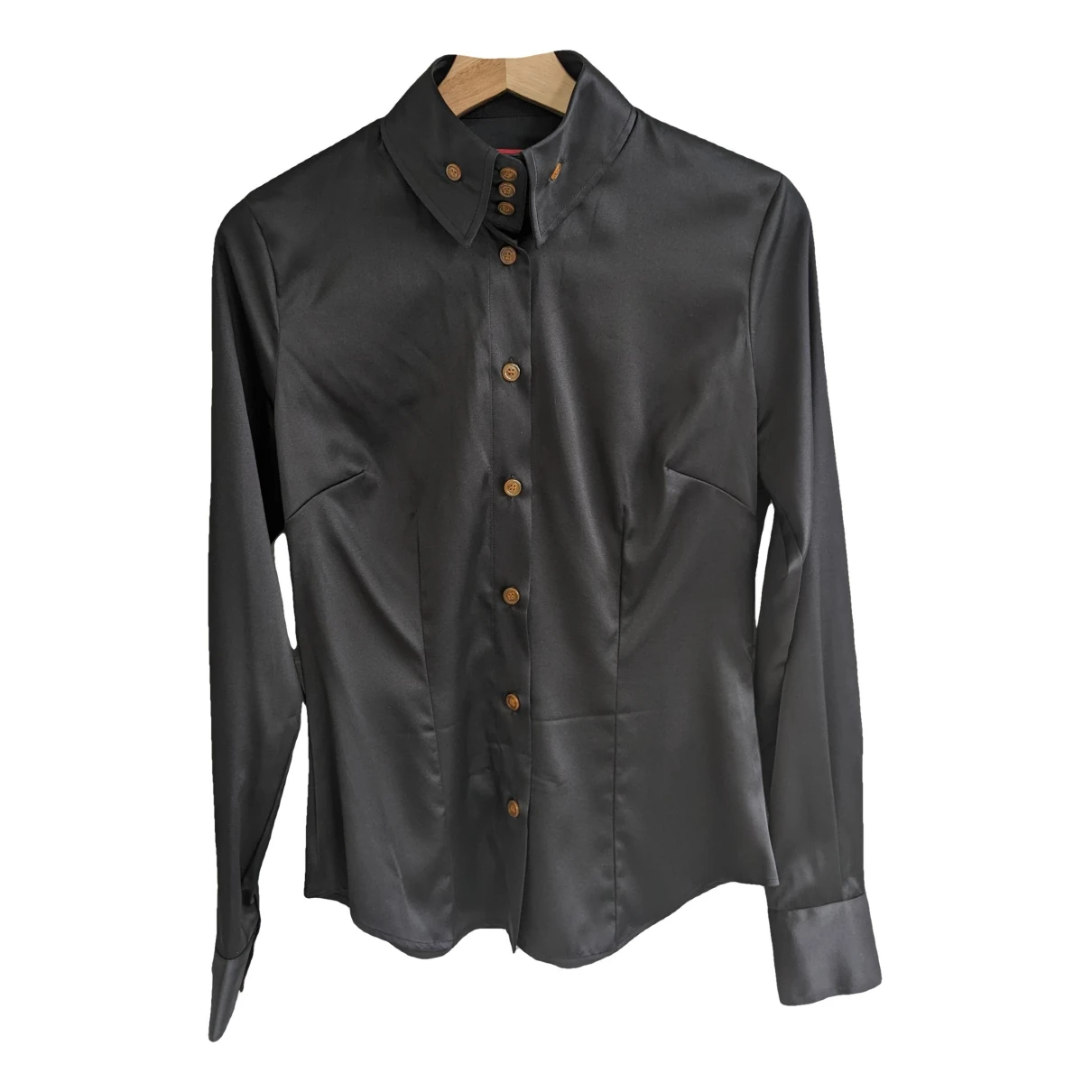 Pre-owned Vivienne Westwood Silk Shirt In Black