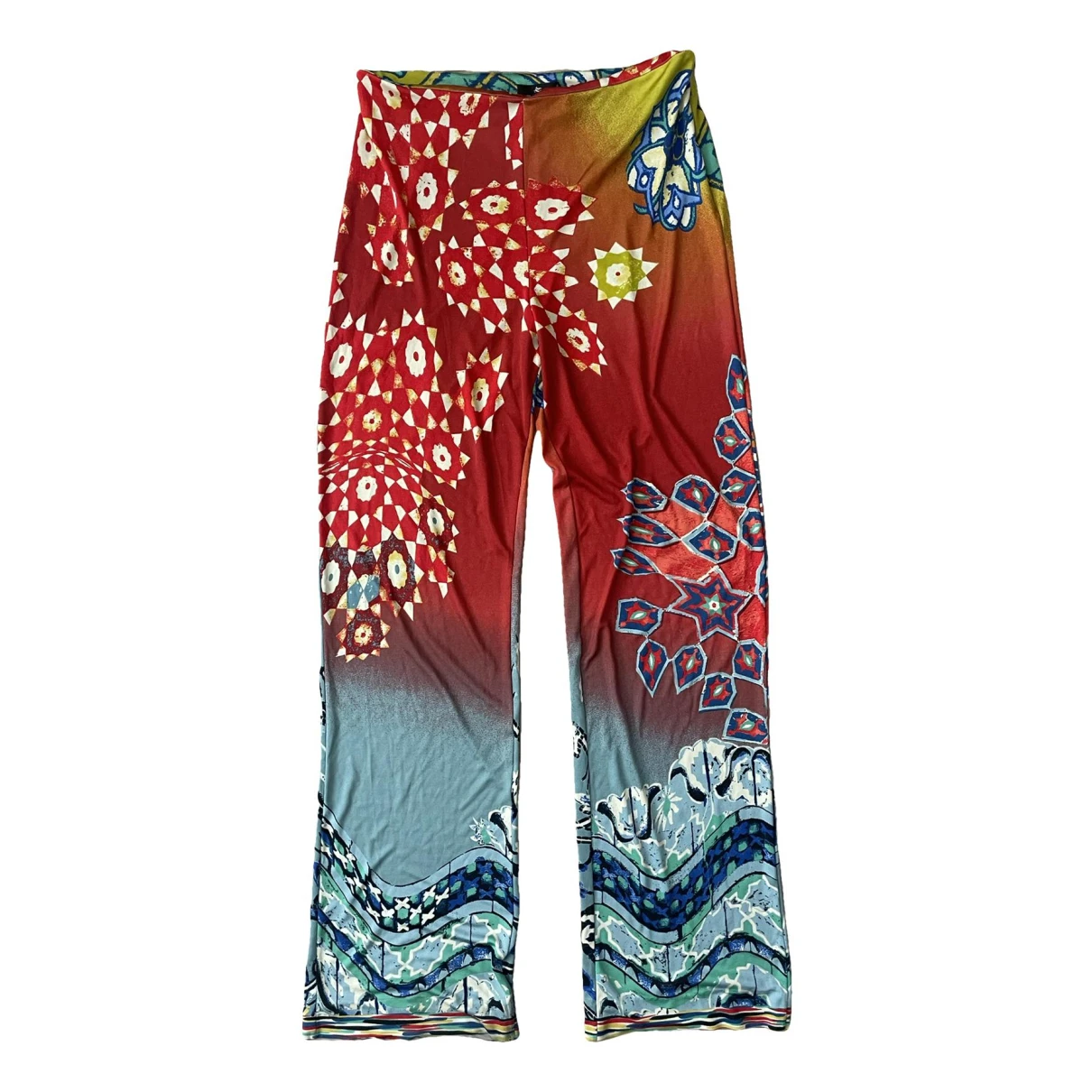 Pre-owned Etro Trousers In Multicolour