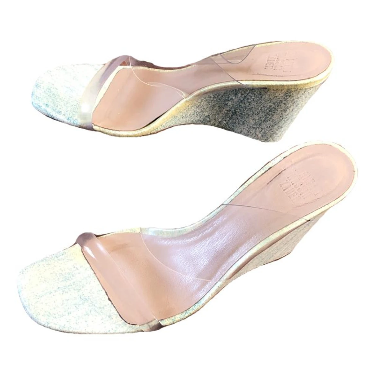 Pre-owned Maryam Nassir Zadeh Leather Mules & Clogs In Multicolour