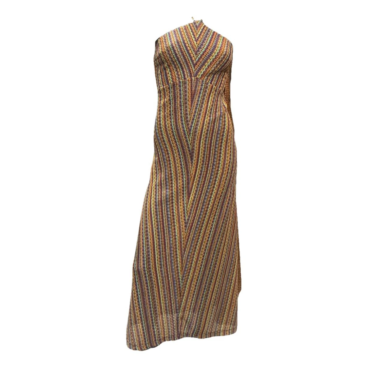 Pre-owned Bel Air Maxi Dress In Multicolour